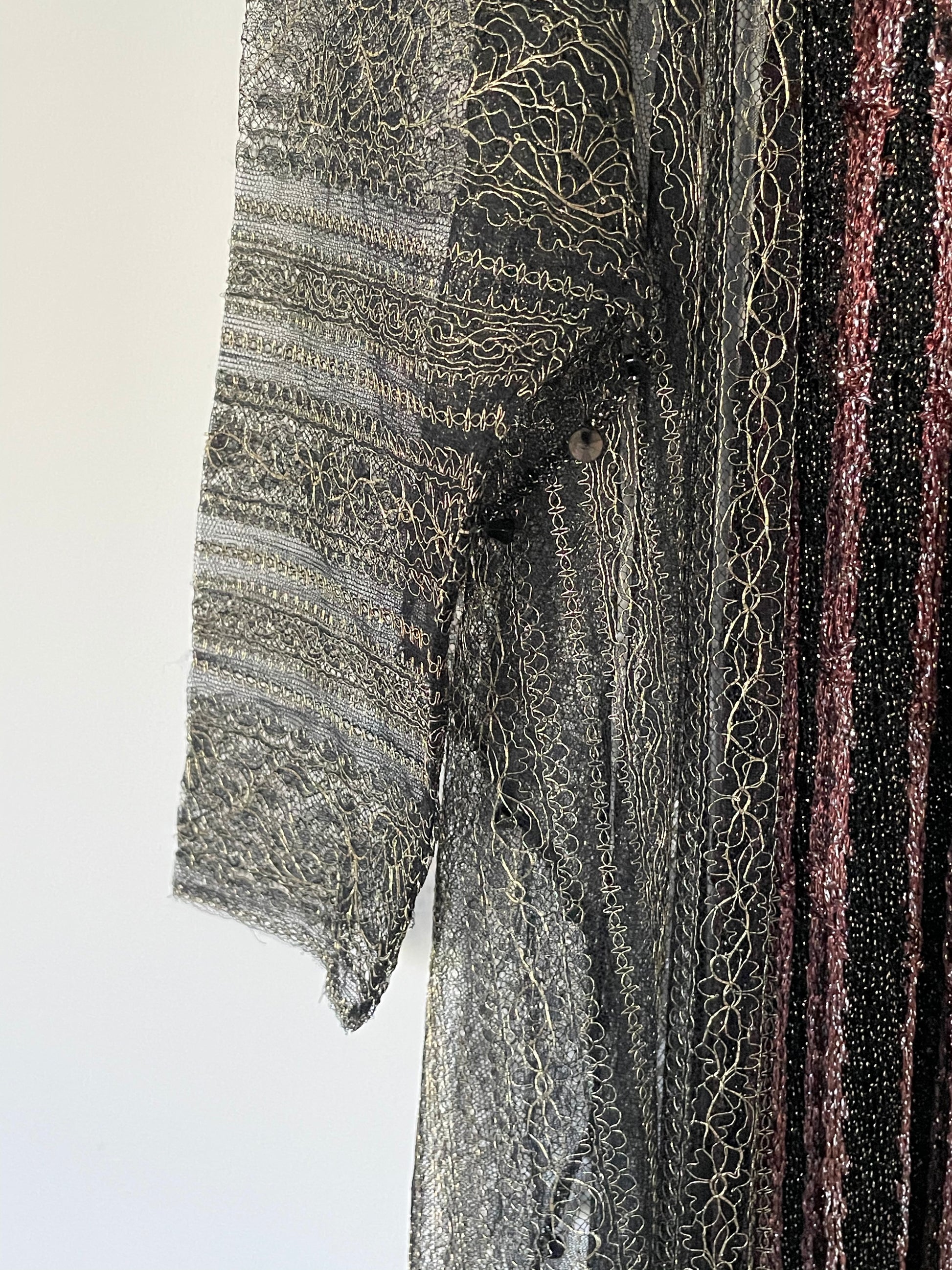 Vintage Mali Firenze Lurex Cover Up S/M image 2
