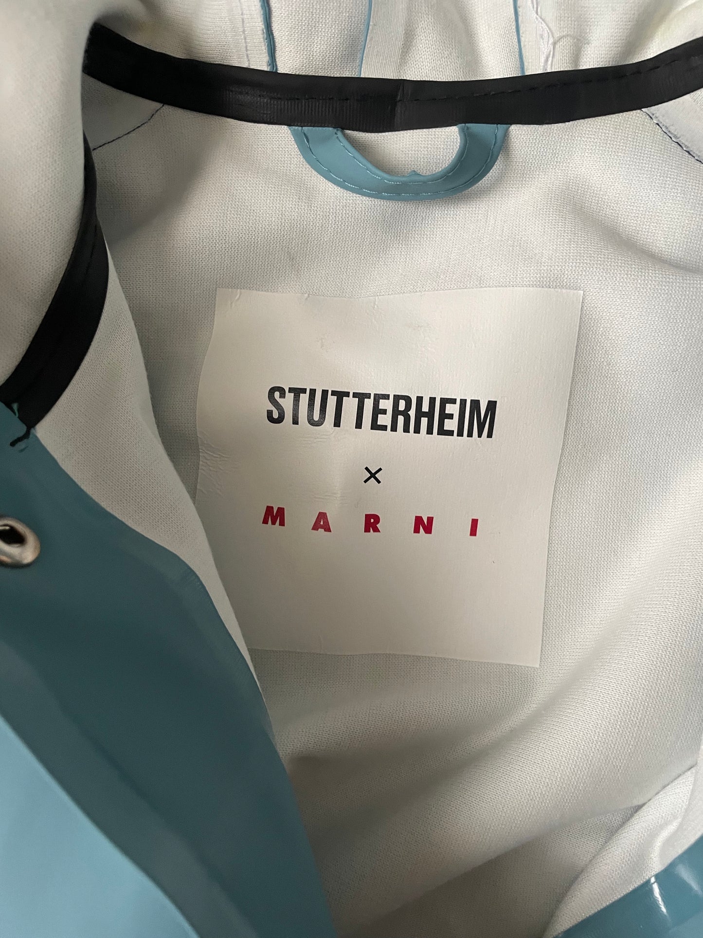 STUTTERHEIM X MARNI Blue Raincoat image 2