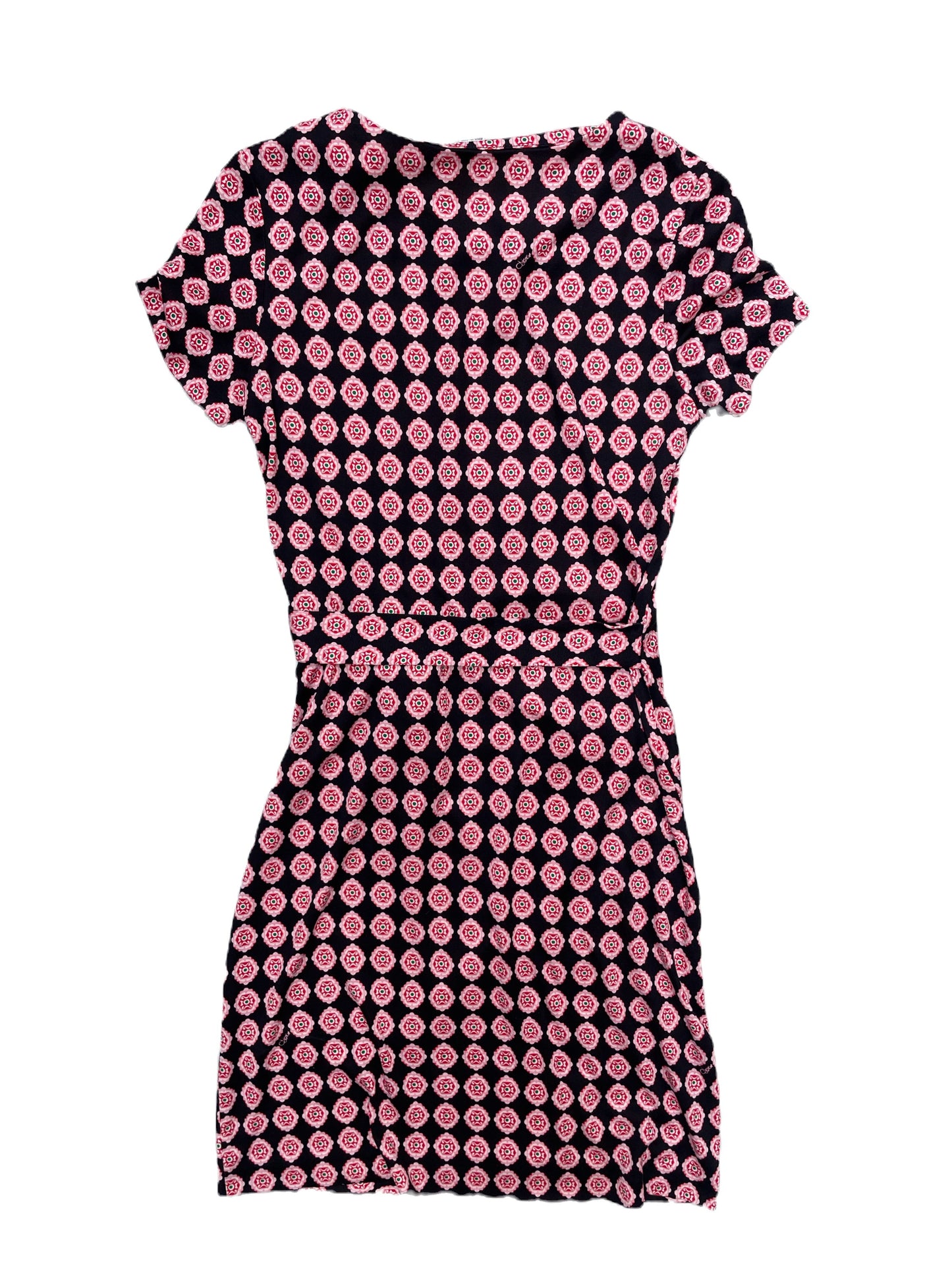 Diane Von Furstenberg Silk Print Dress UK 8 image 1