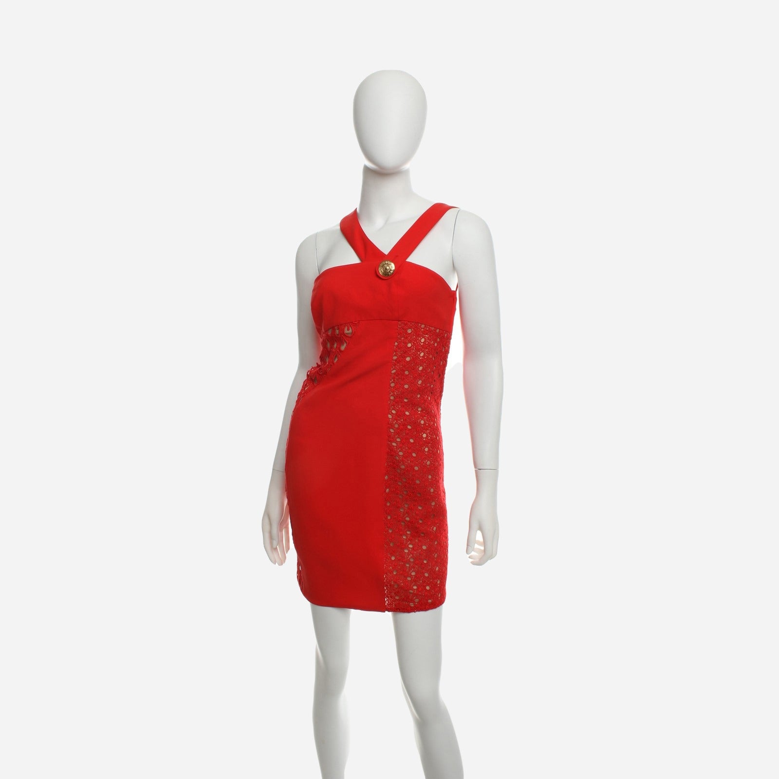Versace x H&M Red Mini Dress UK 6 My Circular Wardrobe Versace x H&M Red Mini Dress UK 6 My Circular Wardrobe