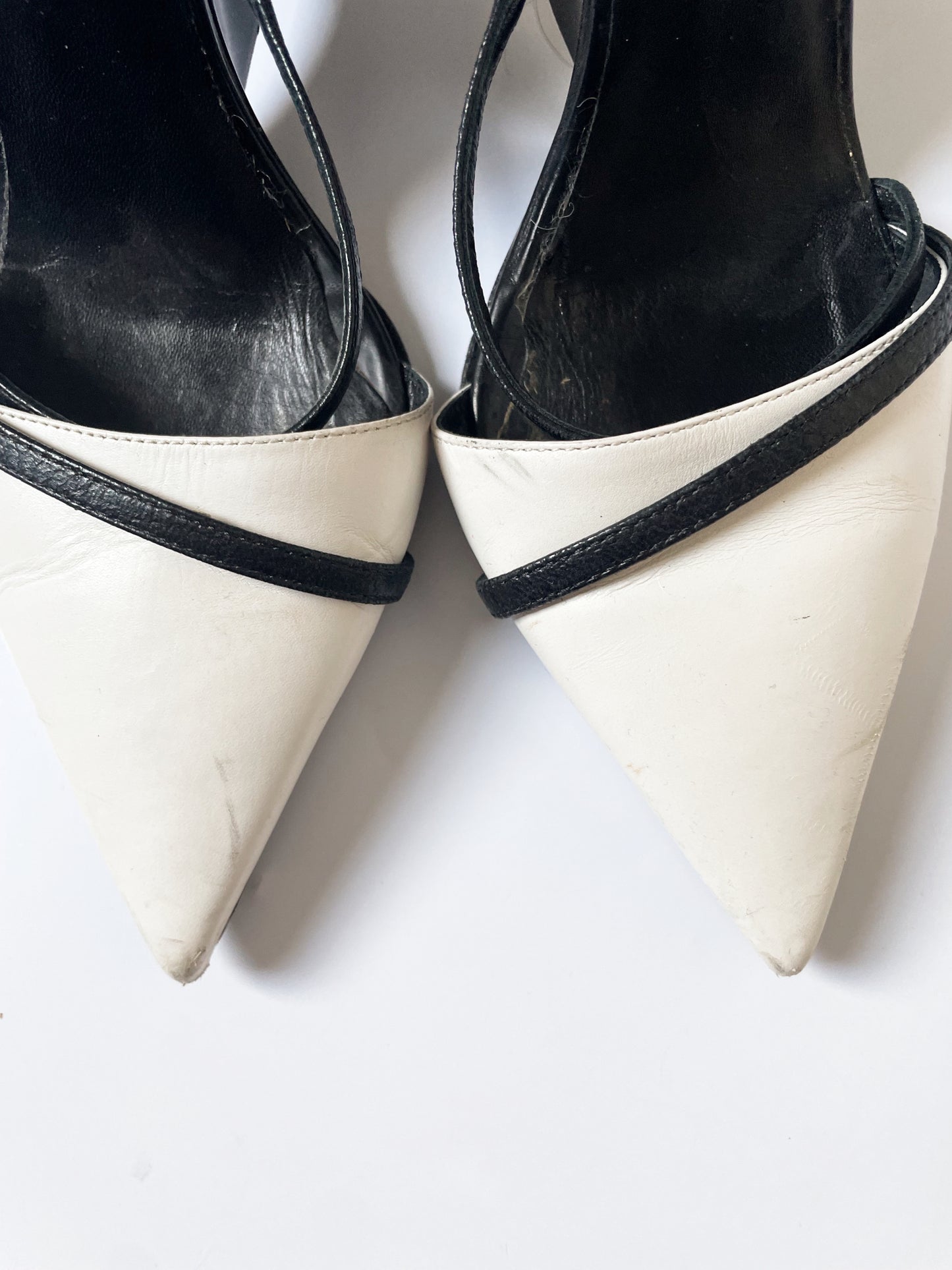Lanvin White Pointed Heels UK 5.5 image 4