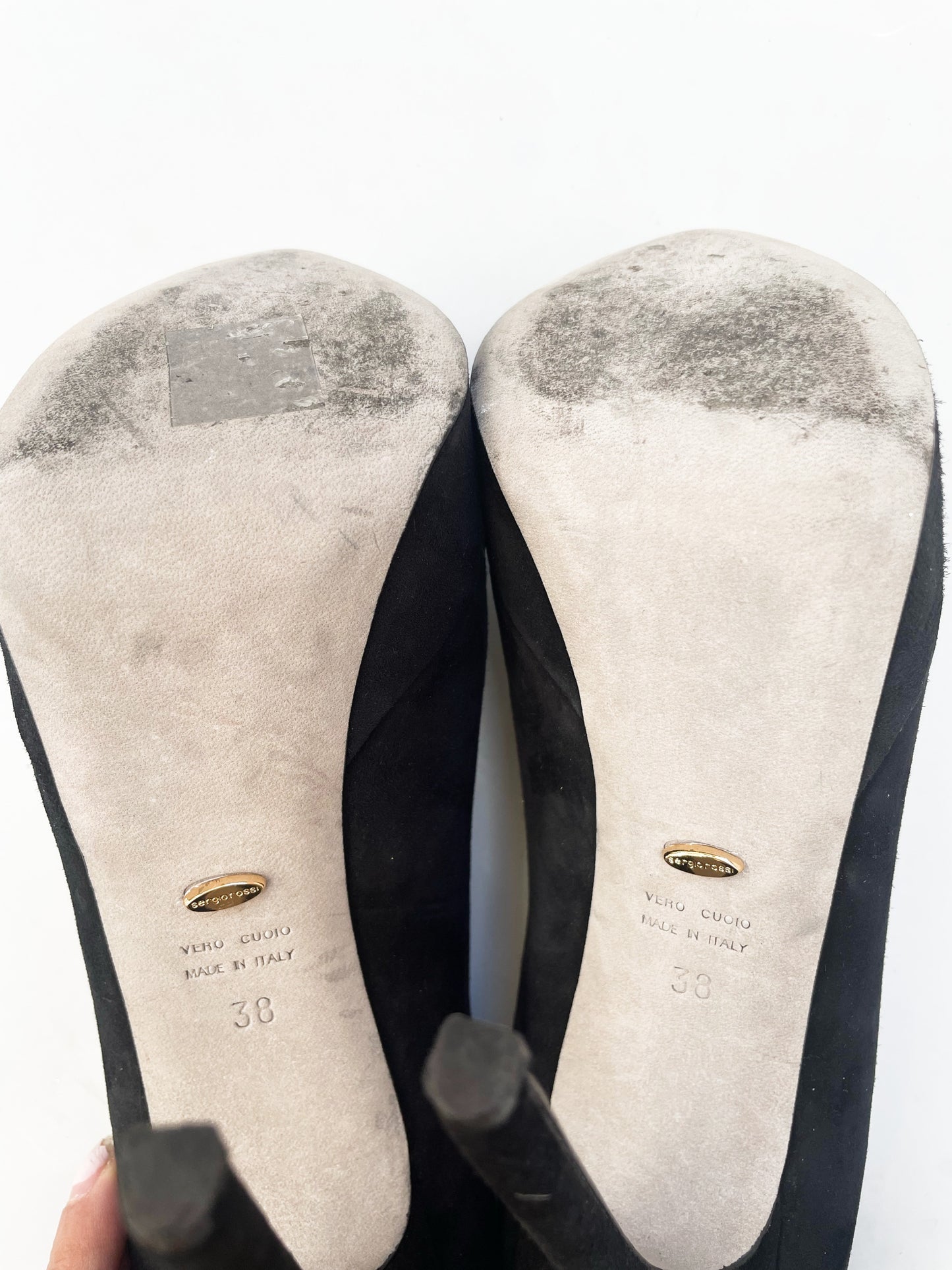 Sergio Rossi Suede Pumps UK 6 image 4