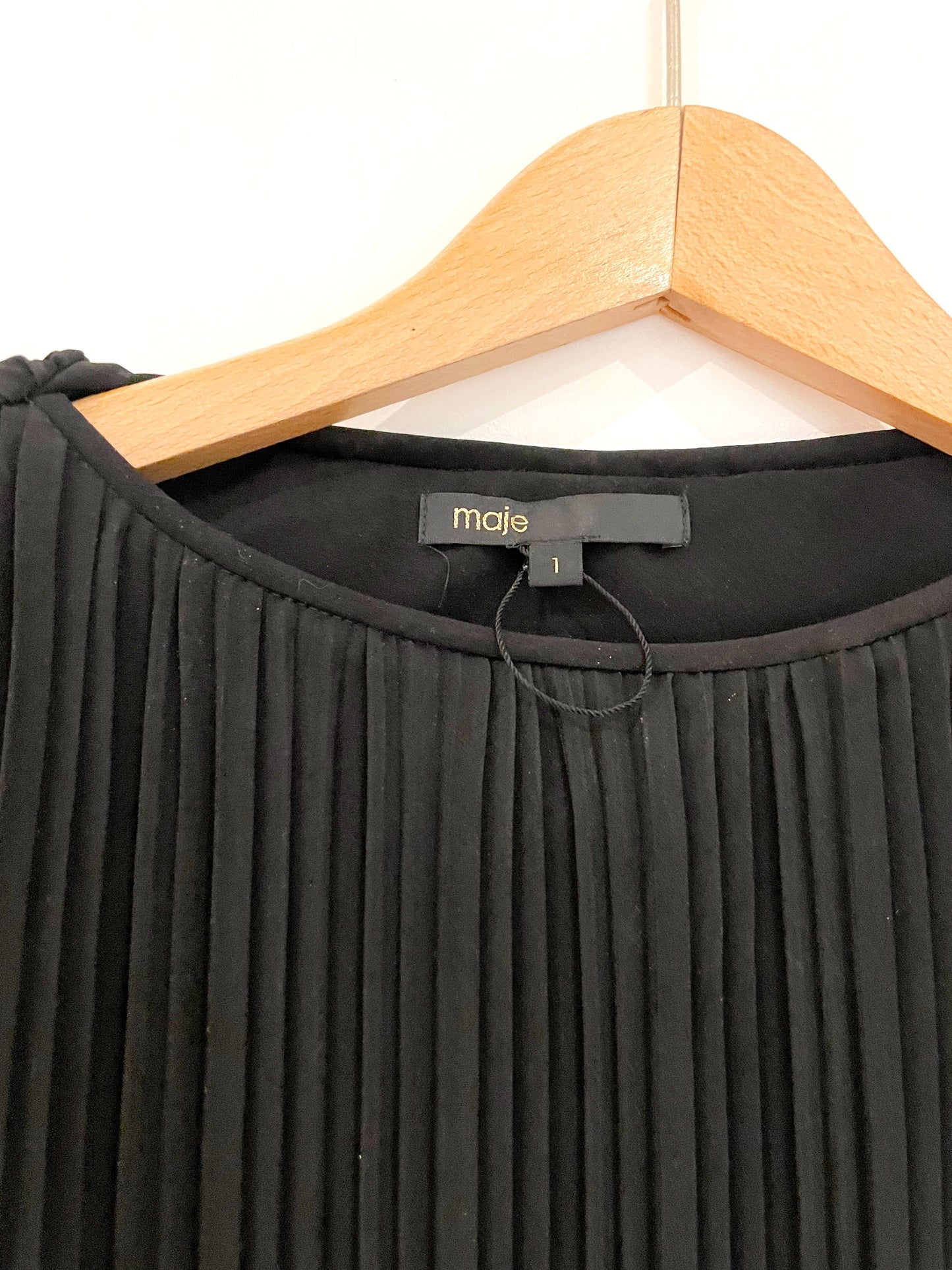 Maje Pleated Blouse S image 4