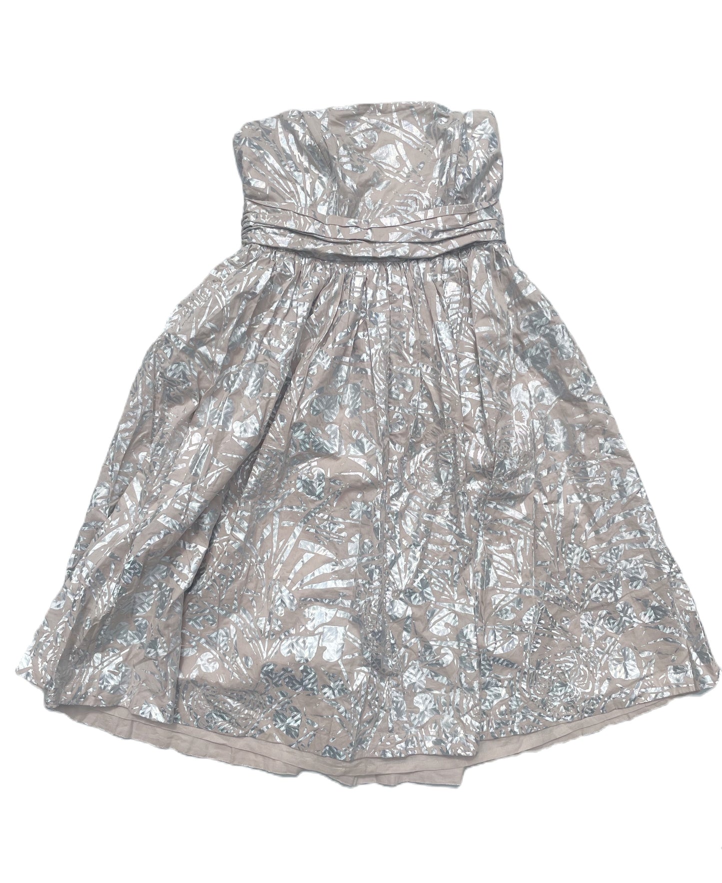 All Saints Metallic Cotton Dress UK 8 image 0