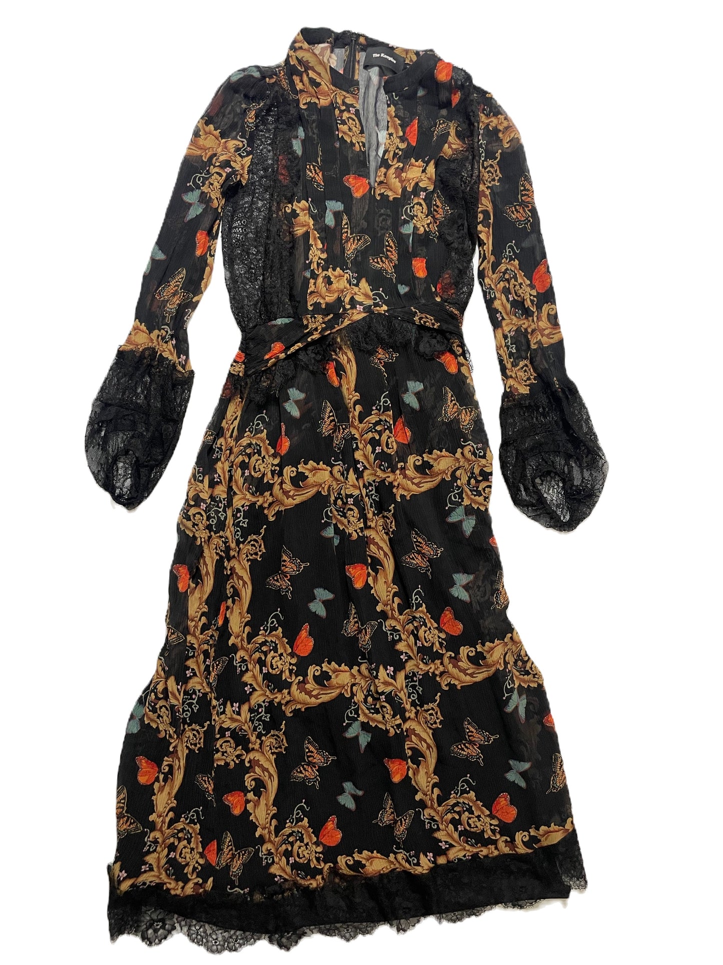 The Kooples Silk Print Dress S image 1