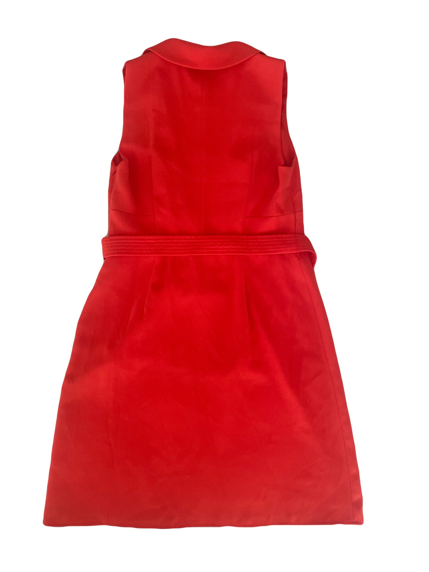 Karen Millen Red Crepe Dress UK 14 image 1