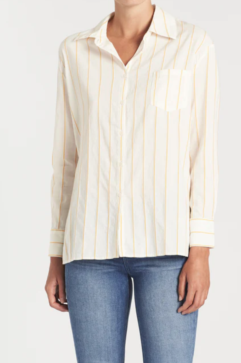 New With Tags MIH Jeans Stripe Shirt S image 1