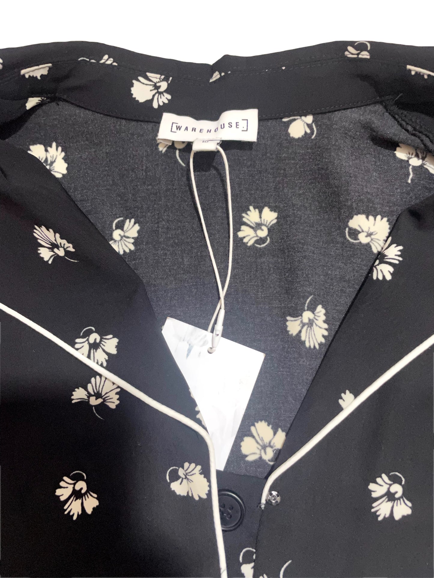 New With Tags Warehouse Ditsy Jumpsuit UK 10 image 4