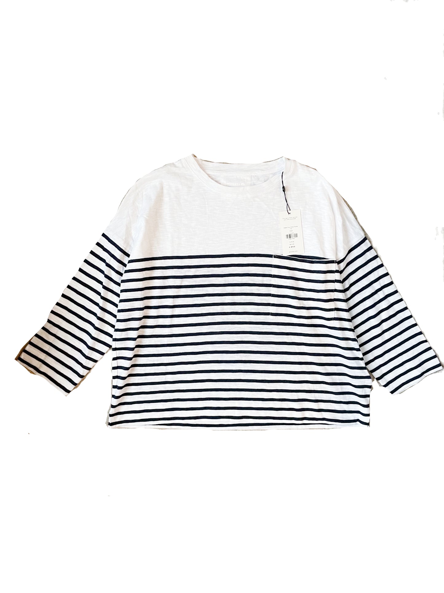 New With Tags Whistes Breton Striped Top S image 0