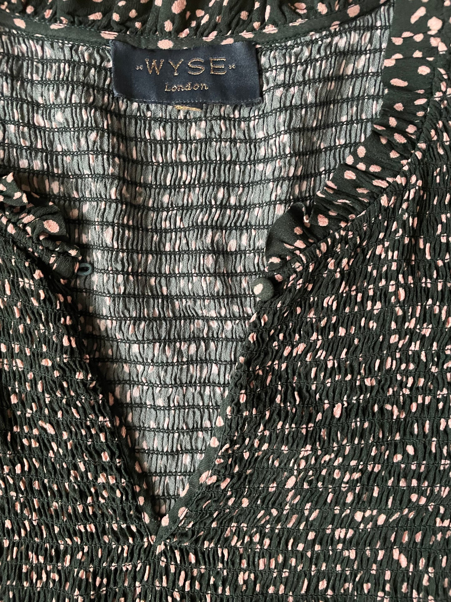 Wyse Polka Dot Midi Dress L image 3