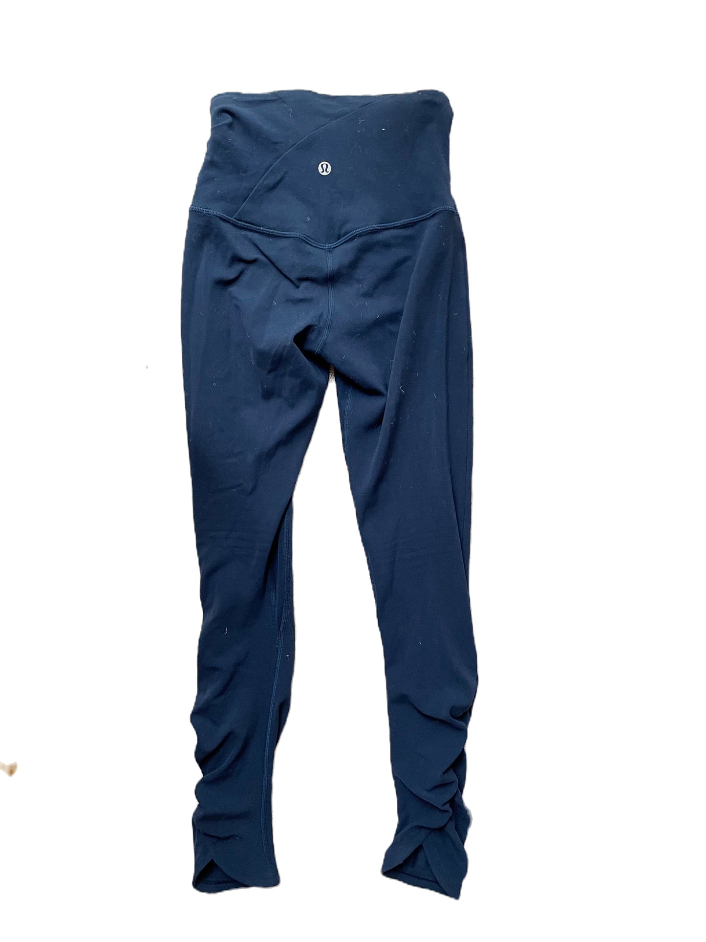 Lululemon Navy Ruched Leggings UK 6 image 1