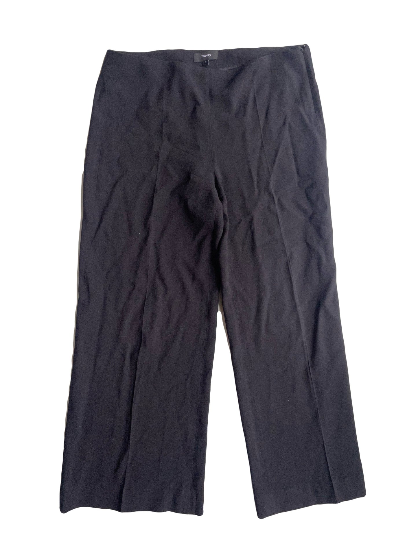 Theory Wide Leg Trousers UK 10 image 1
