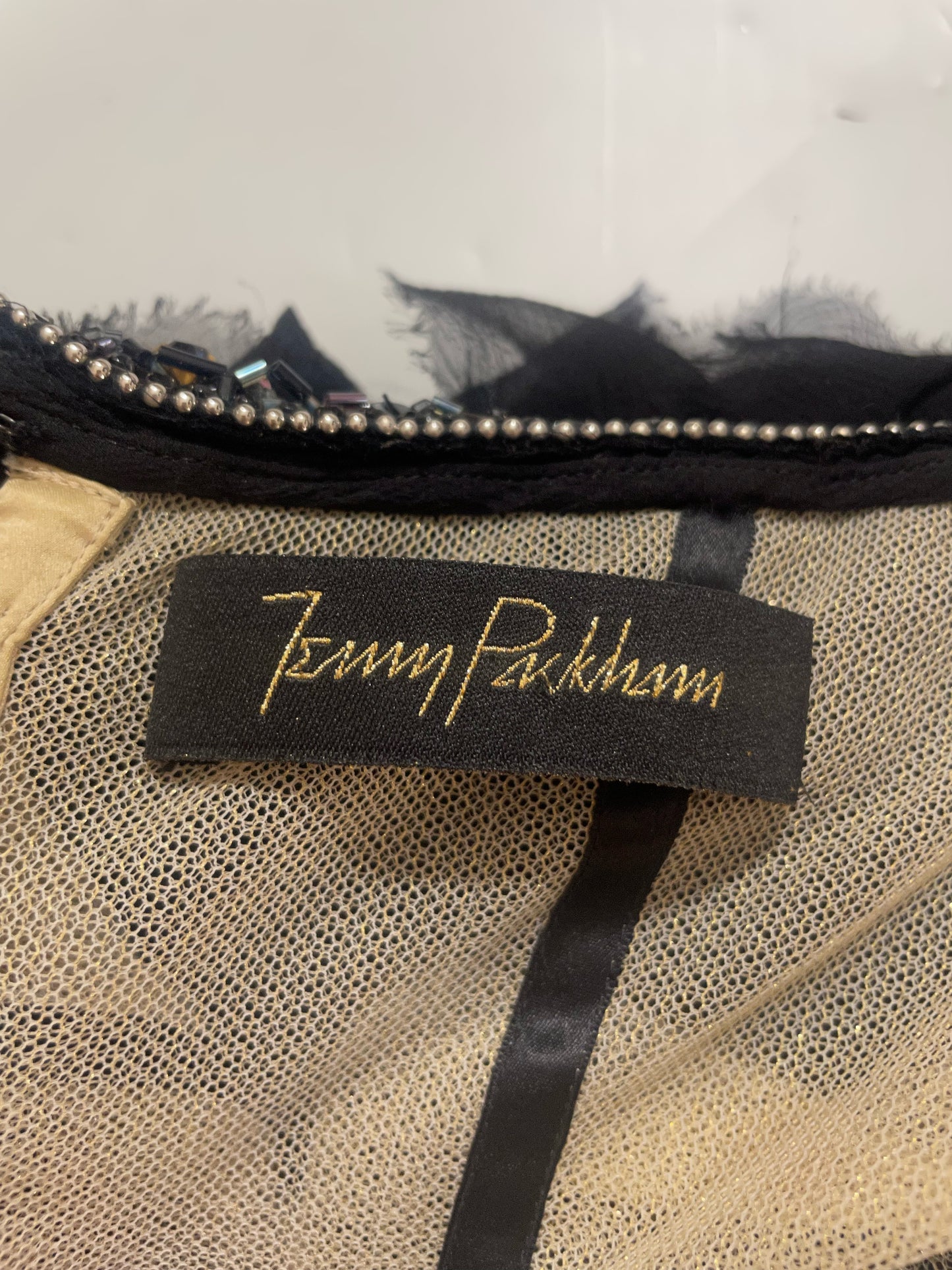 Jenny Packham Beaded Halterneck Dress M image 2