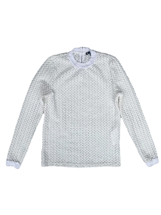 Maje Crochet White Top M image 0