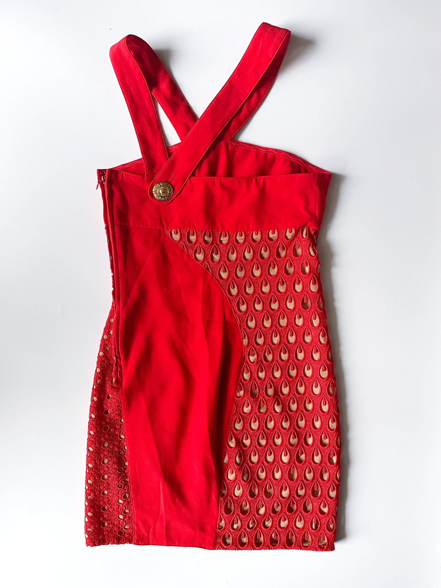 Versace x H&M Red Mini Dress UK 6 image 1