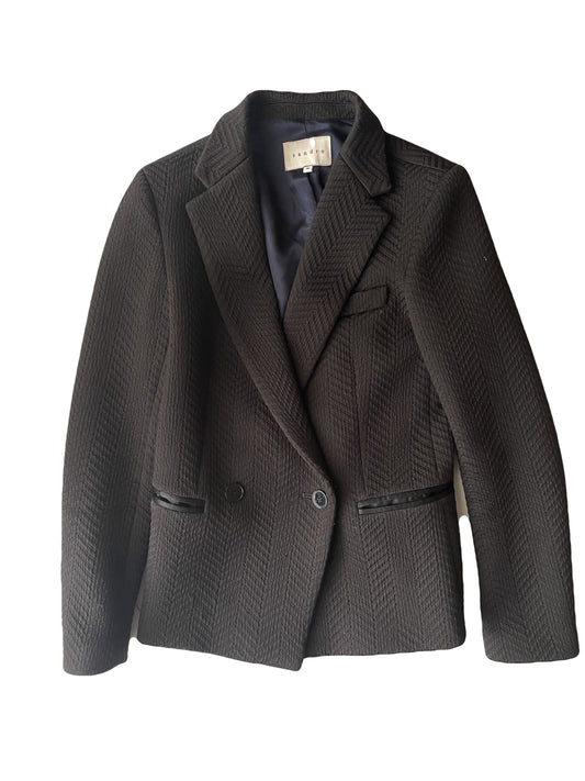 Sandro Textured Blazer UK 10 image 0