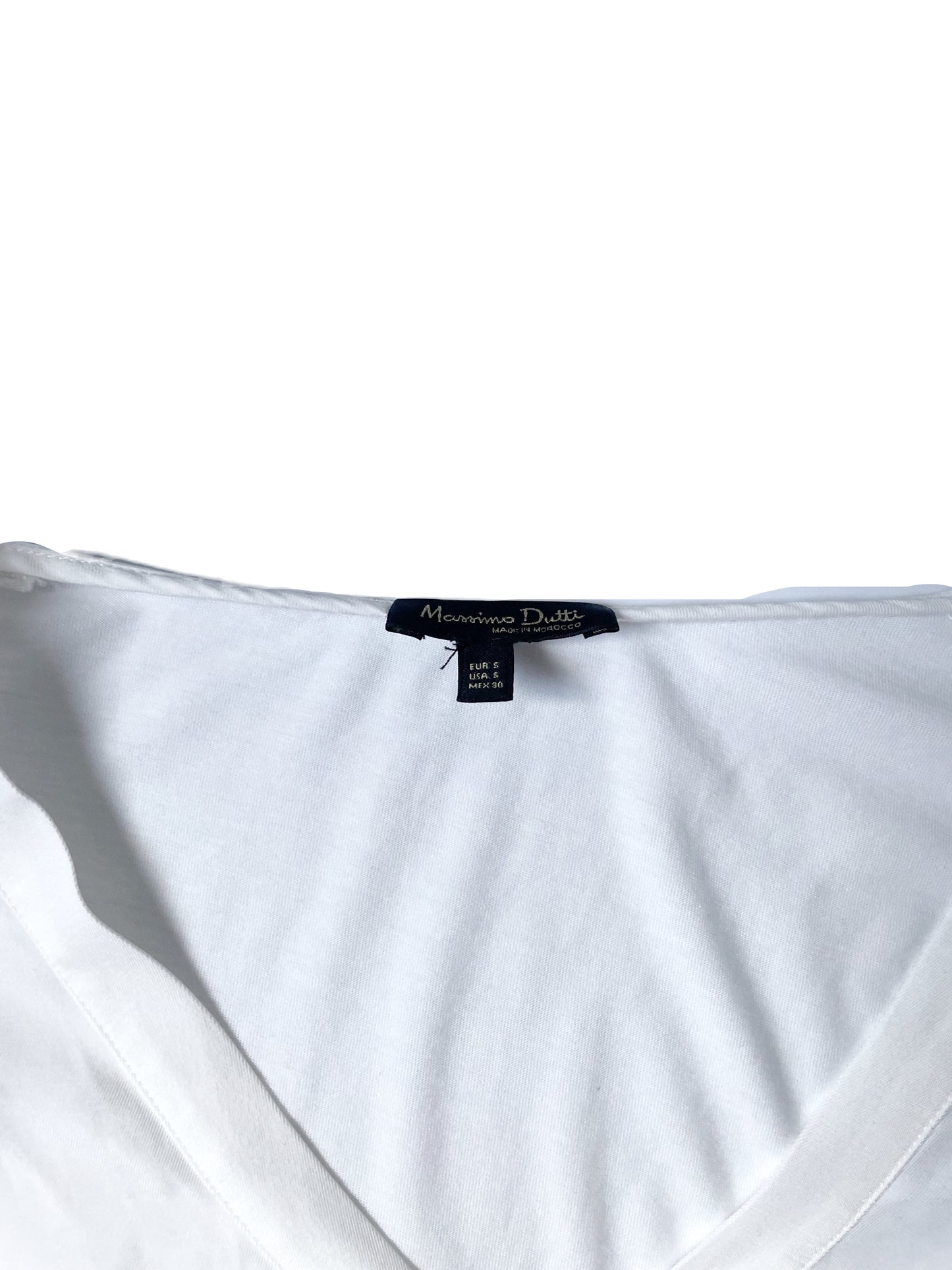 Massimo Dutti White Blouse S image 2