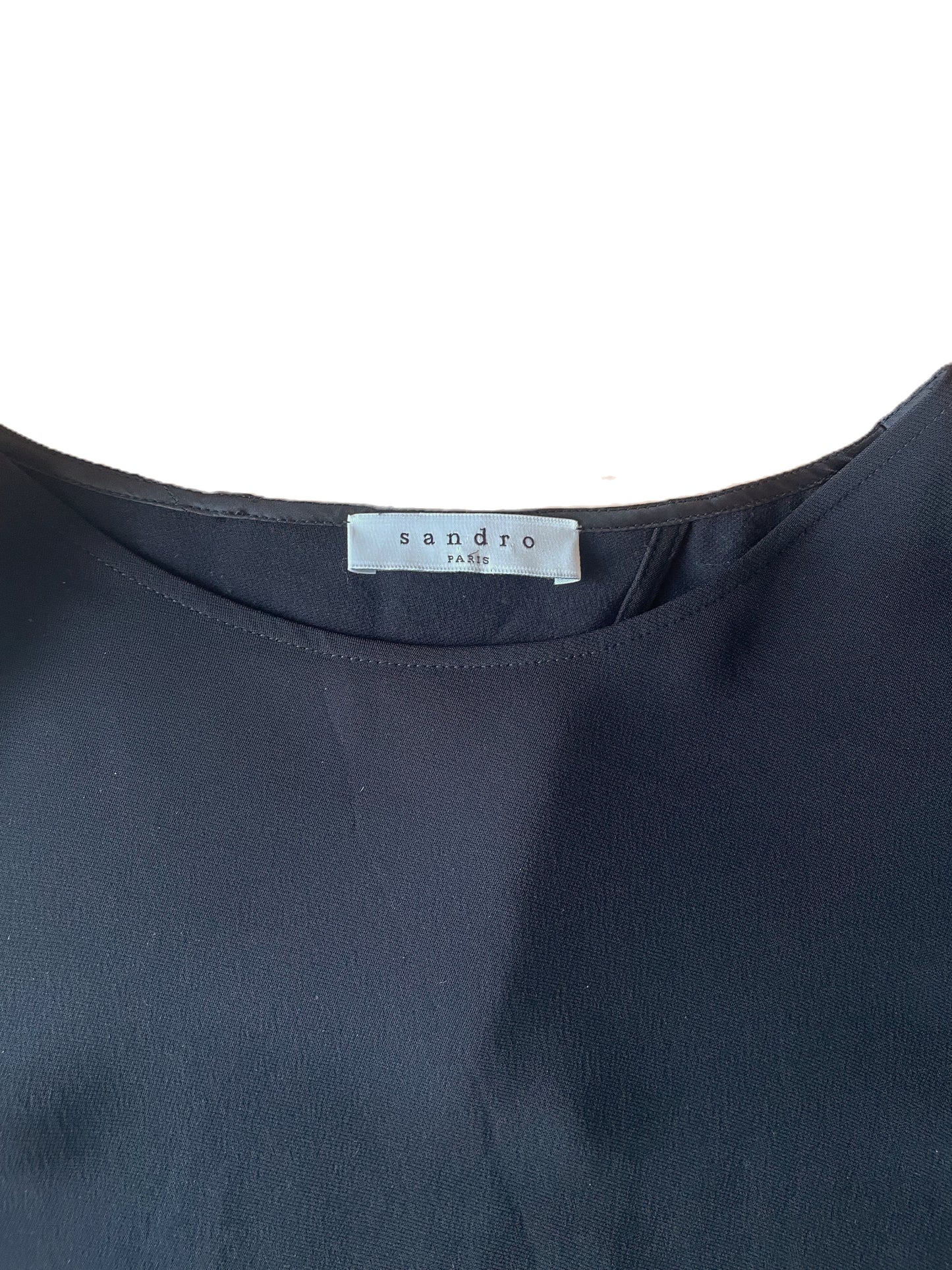 Sandro Black Blouse M image 2