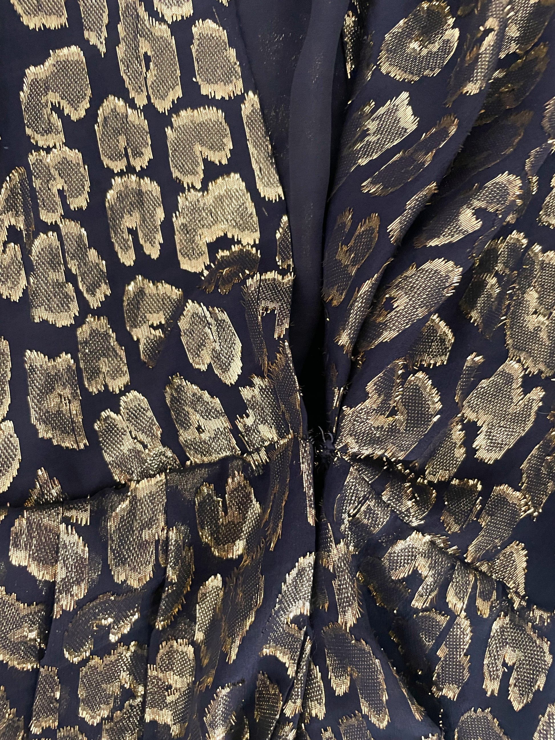 A.L.C Gold Foil Dress UK 6 image 4