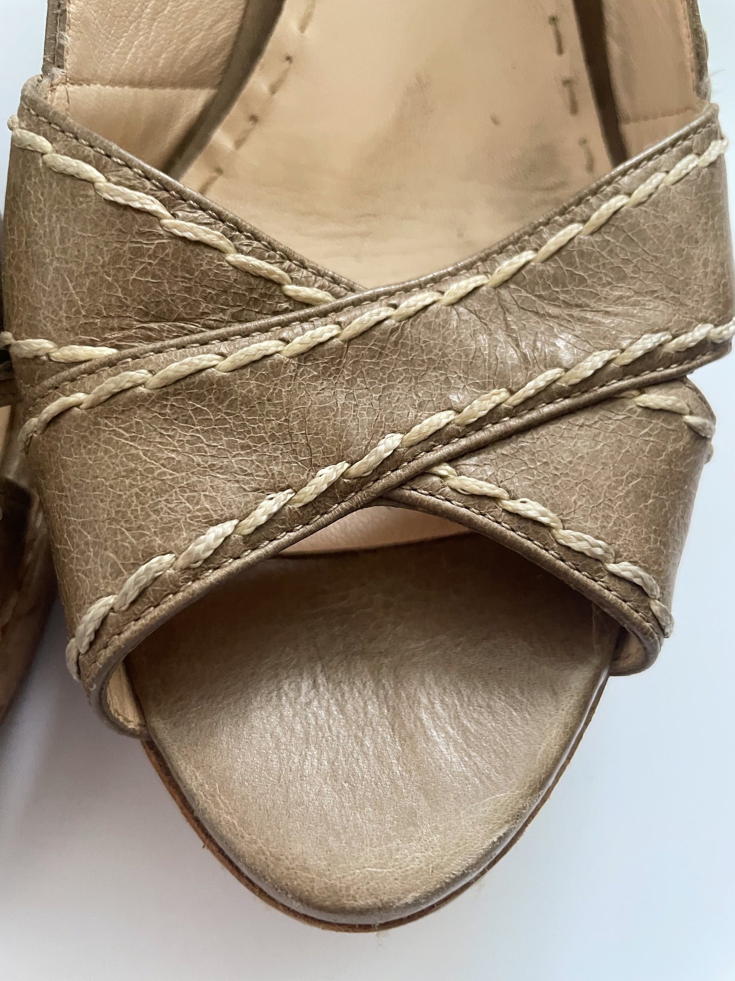 Prada Grey Sandals UK 6 image 5