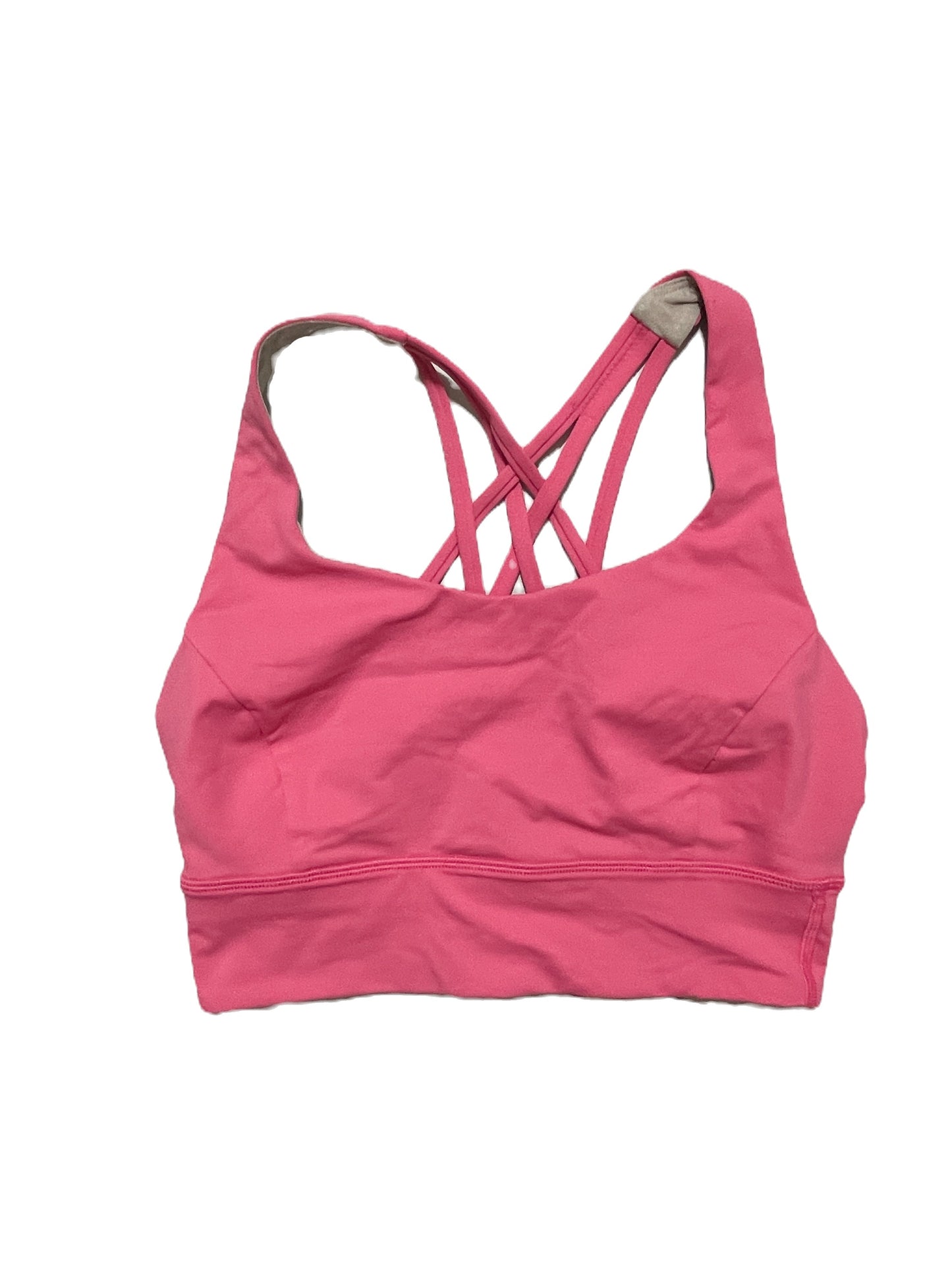 Lululemon Pink Croppd Sports Top UK 10 image 0