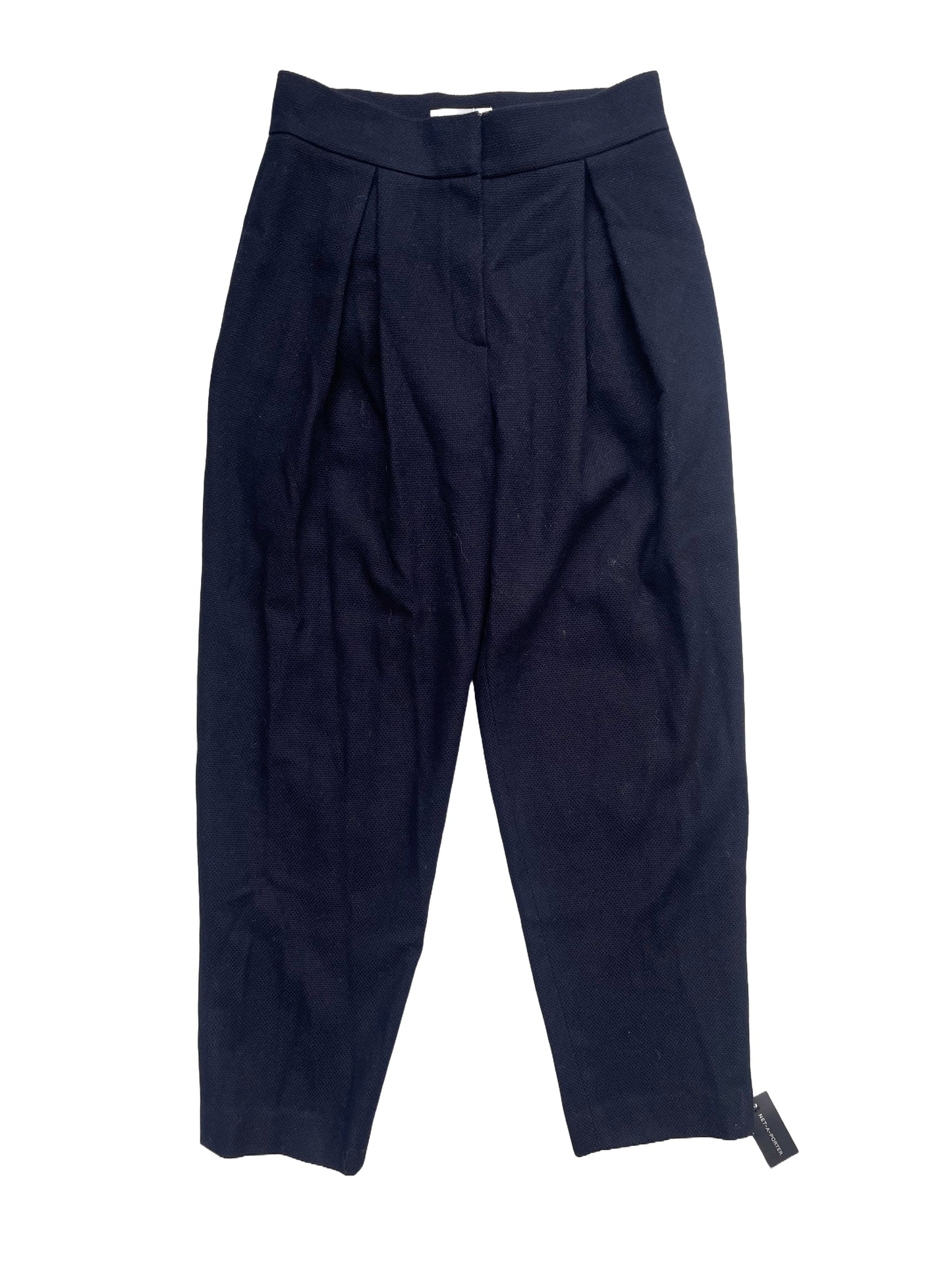 New With Tags Le 17 Septembre Navy Wool Trousers UK 14 image 0