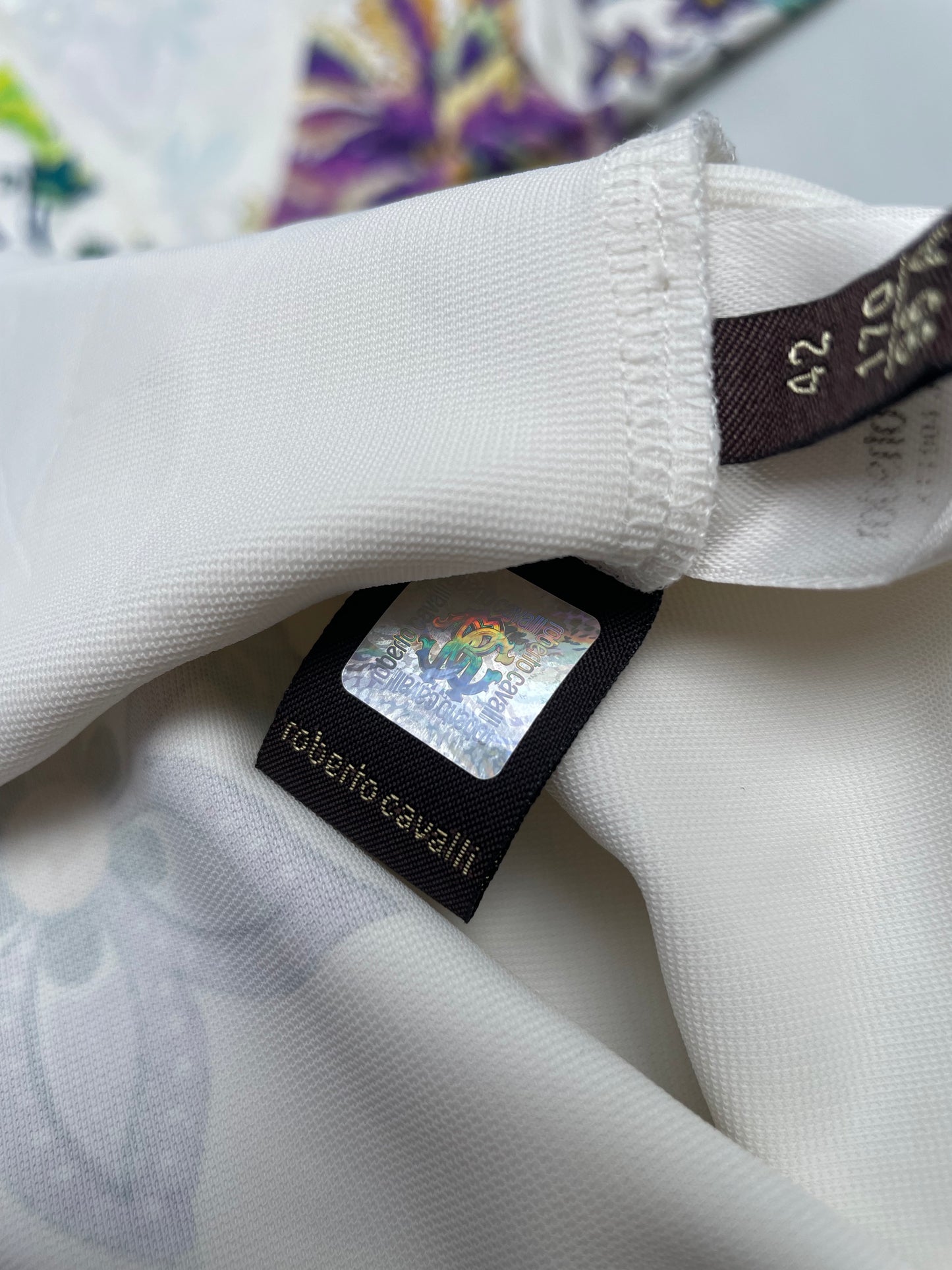 Roberto Cavalli Floral Dress UK 10 image 4