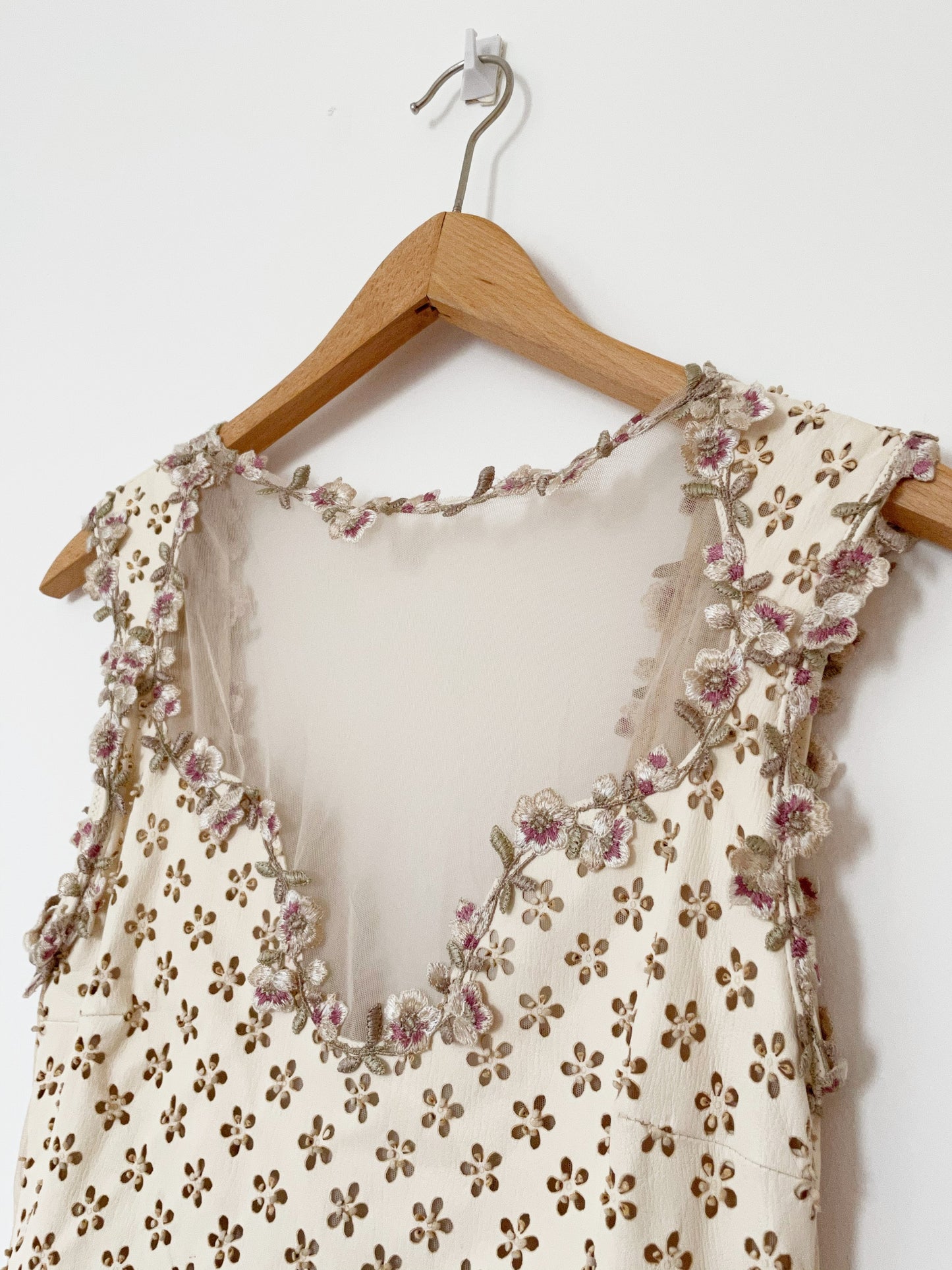 Kristina Ti Floral Mesh Dress UK 8 image 3