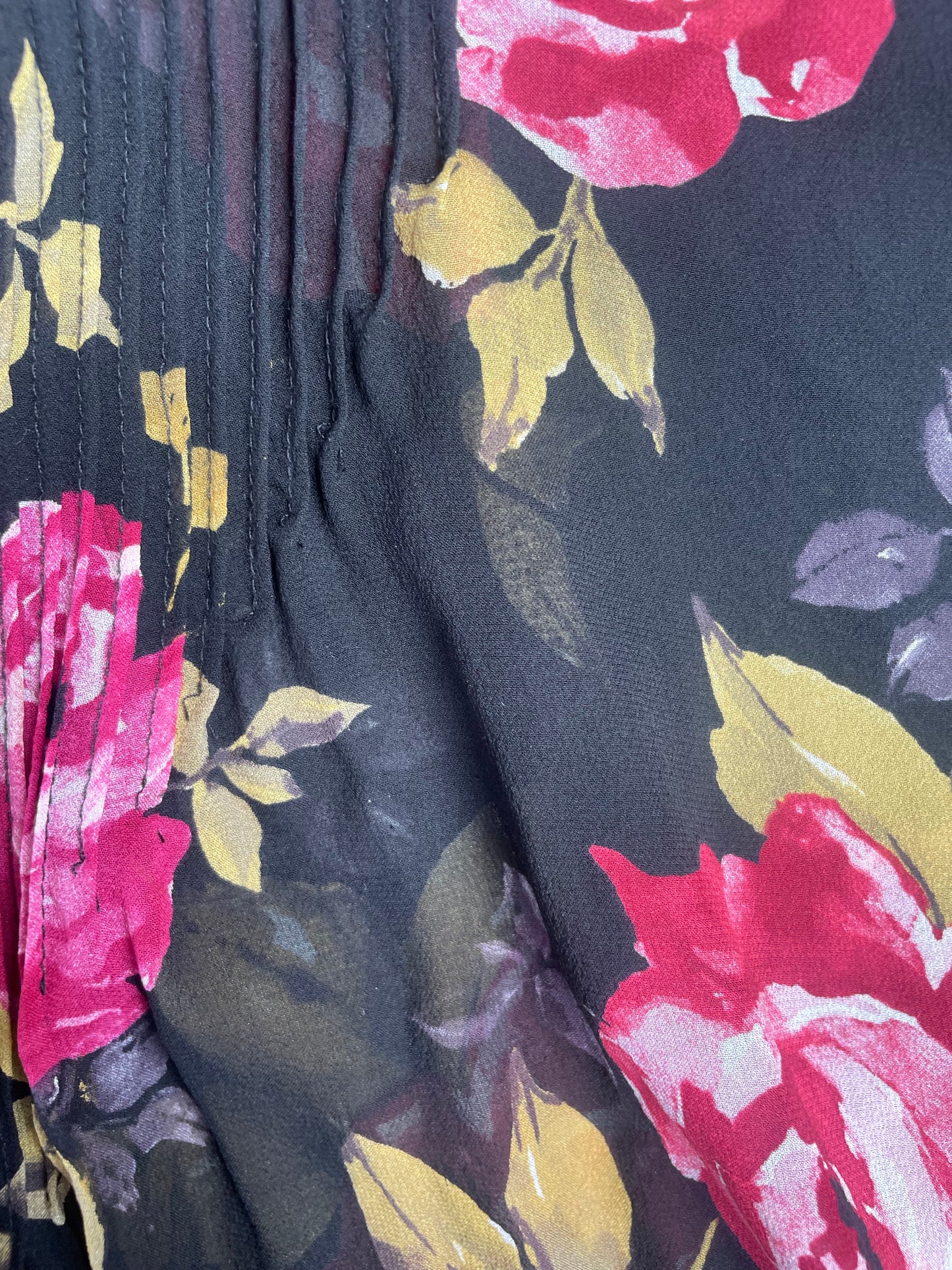 Joie Silk Rose Print Blouse S image 2