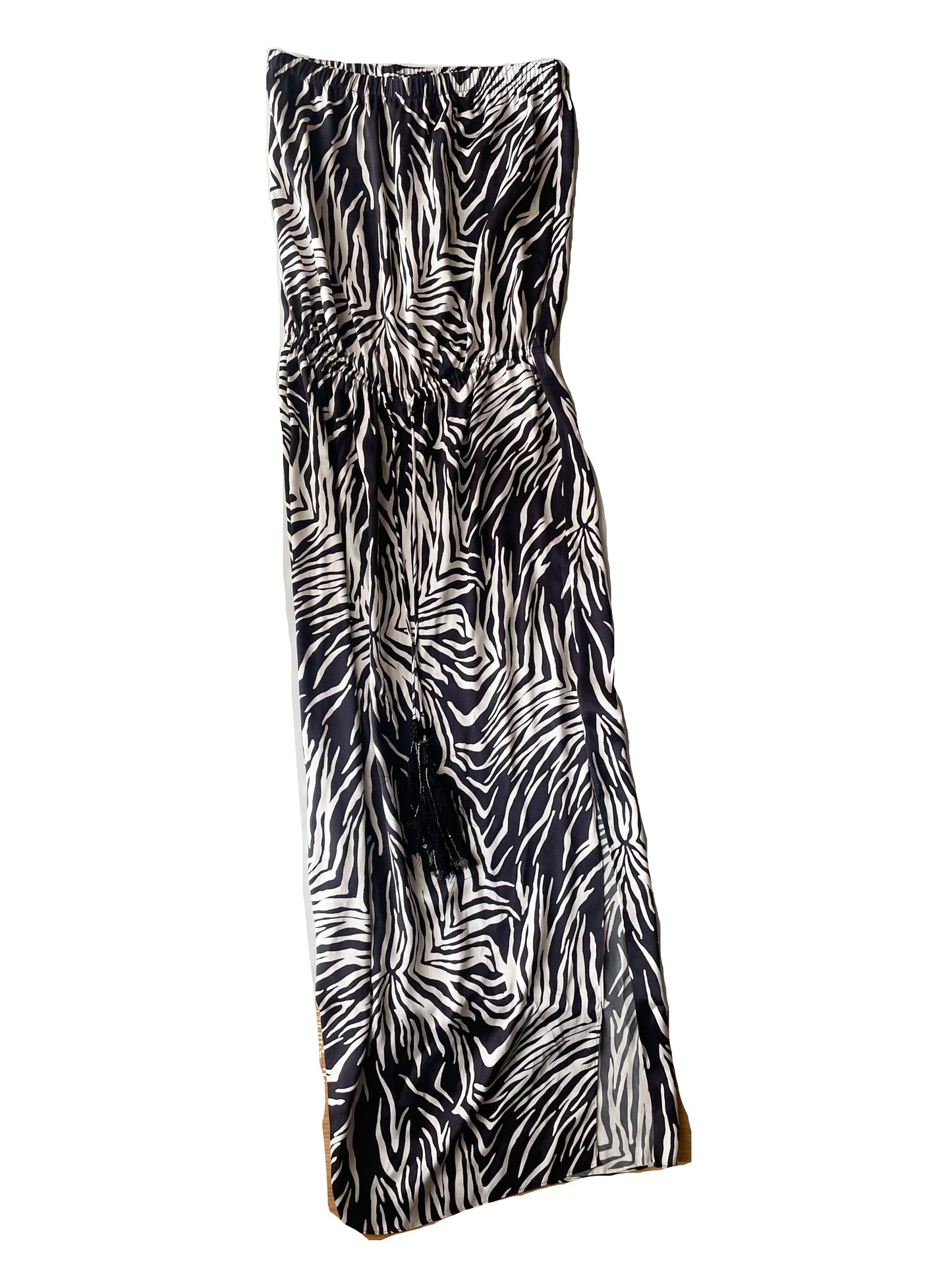 Marie France Van Damme Cover up Silk Dress M image 0