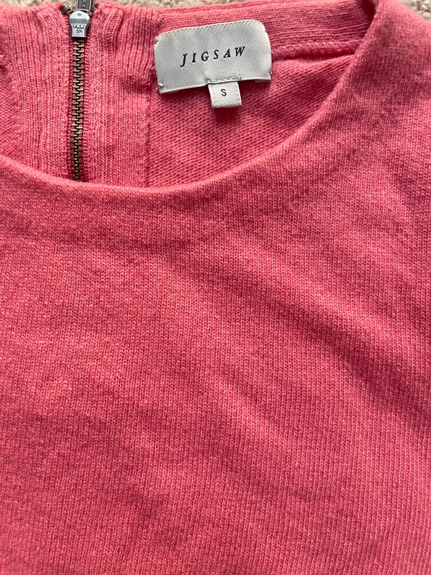 Jigsaw Pink Wool Blend Jumper S image 2