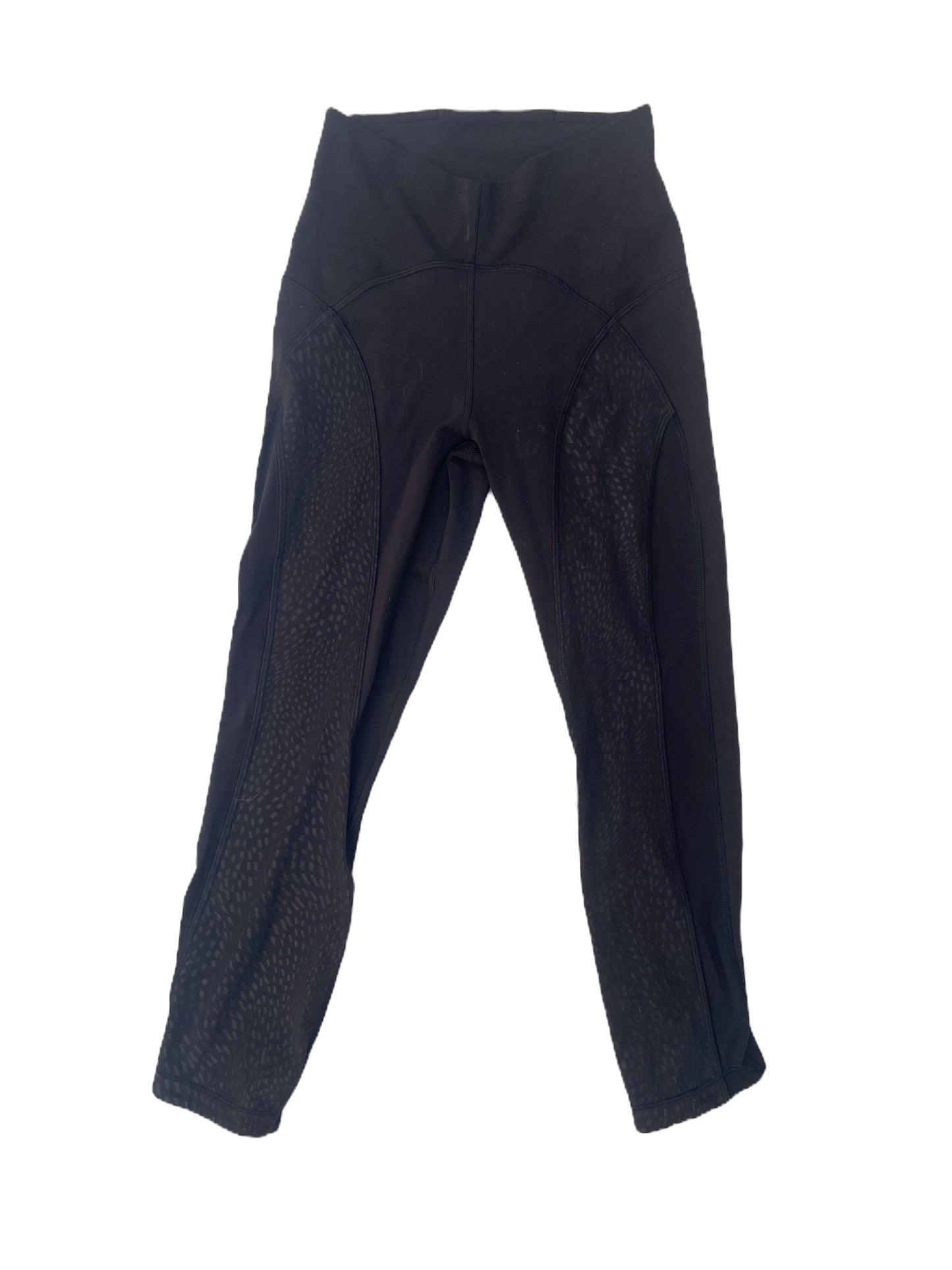 Lululemon 7/8 Black Leggings UK 8 image 0