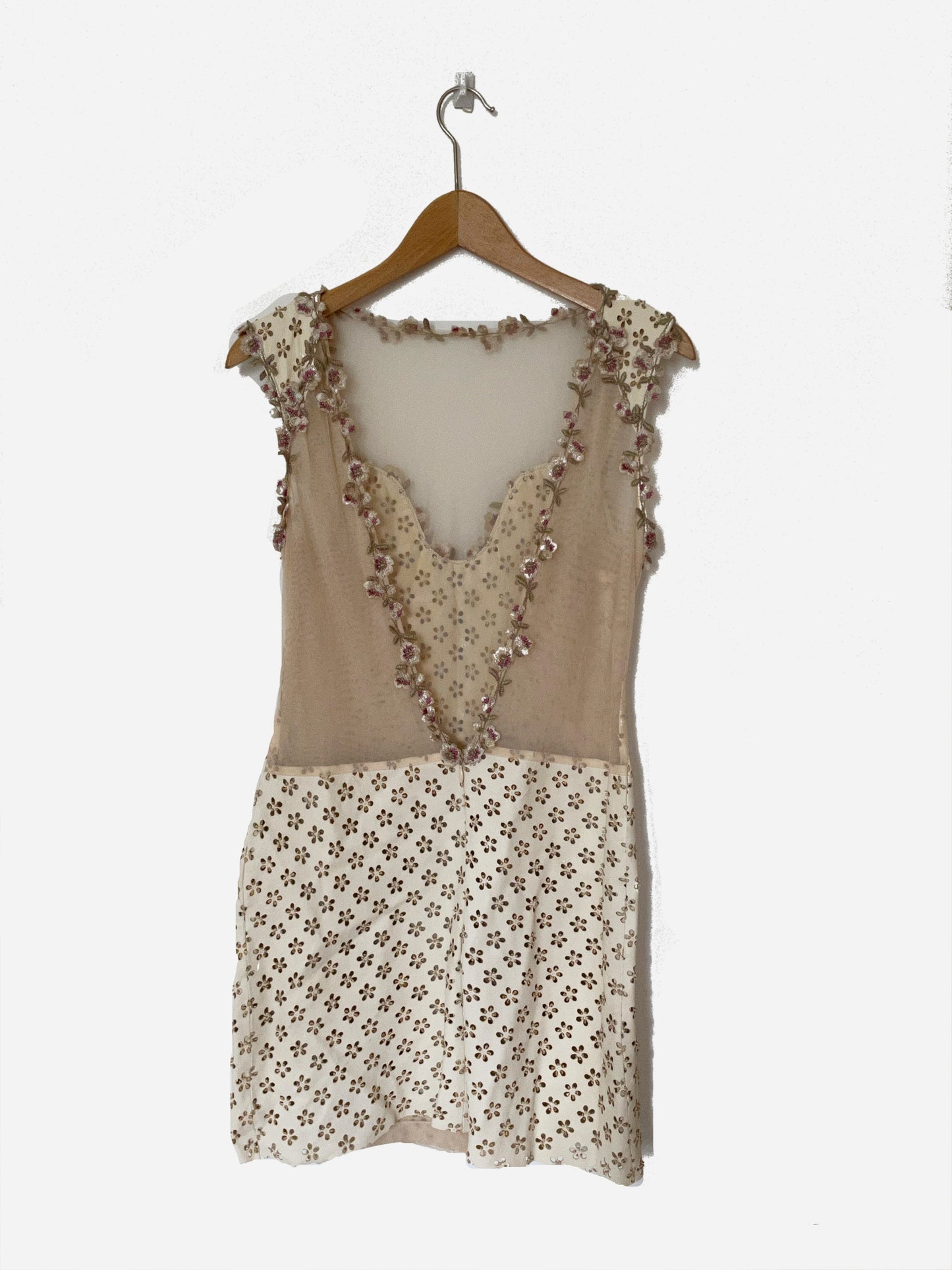 Kristina Ti Floral Mesh Dress UK 8 image 1