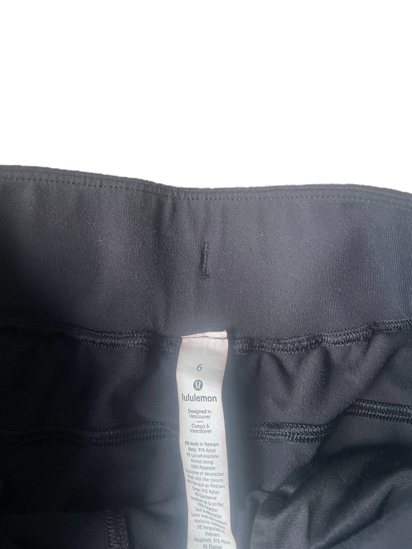 Lululemon Black Joggers UK 10 image 2