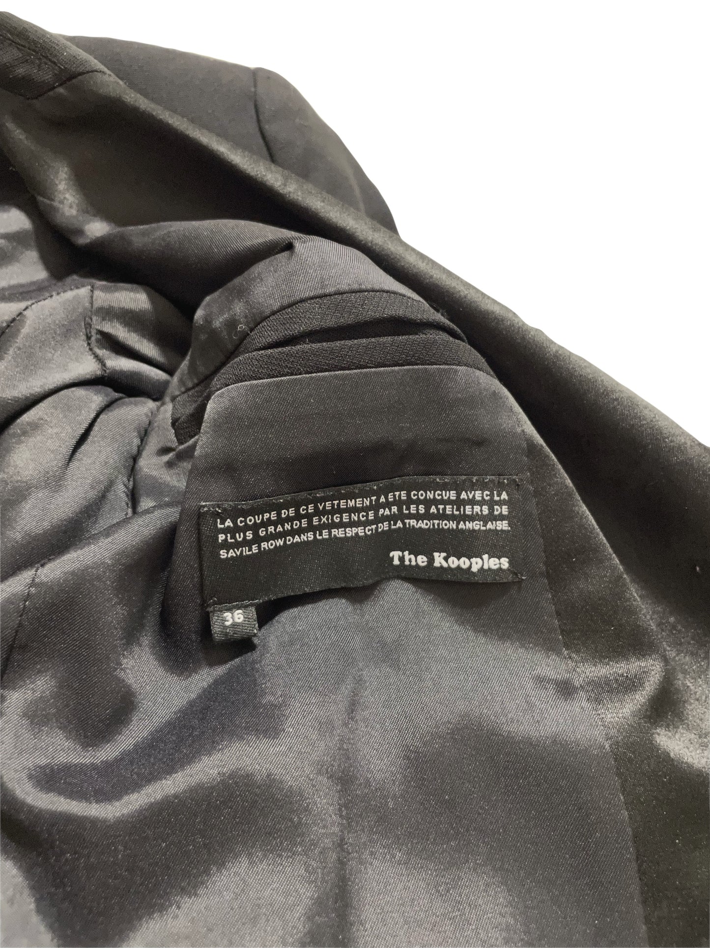 The Kooples Black Blazer UK 8 image 2