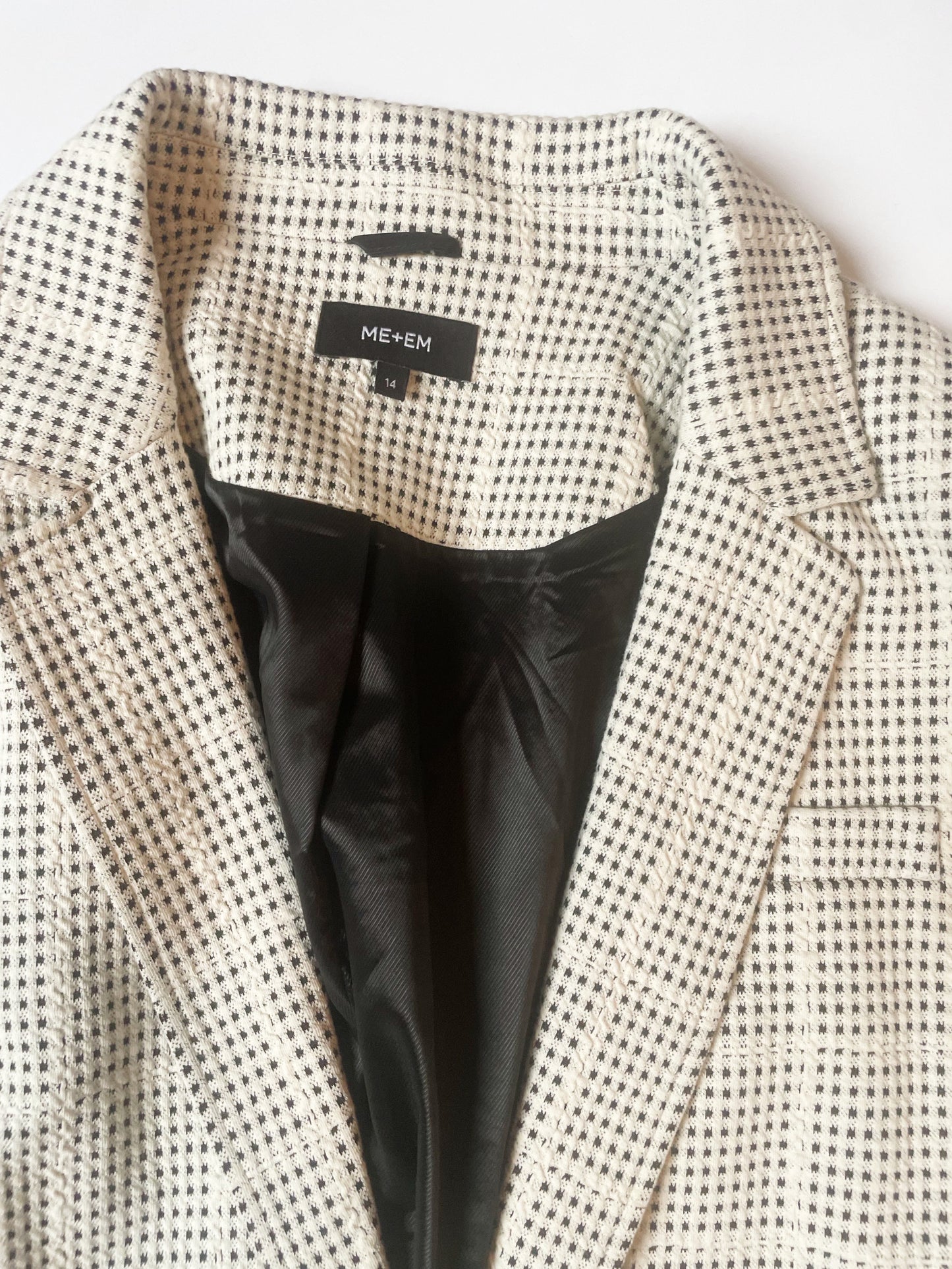 Me+Em Check Panel Blazer UK 14 image 2