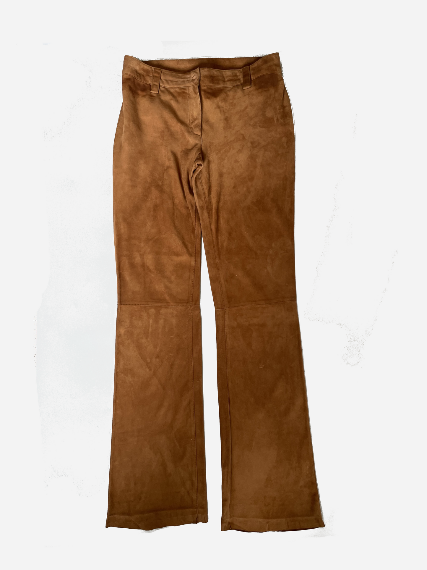 Dolce & Gabanna Tan Suede Trousers S image 0