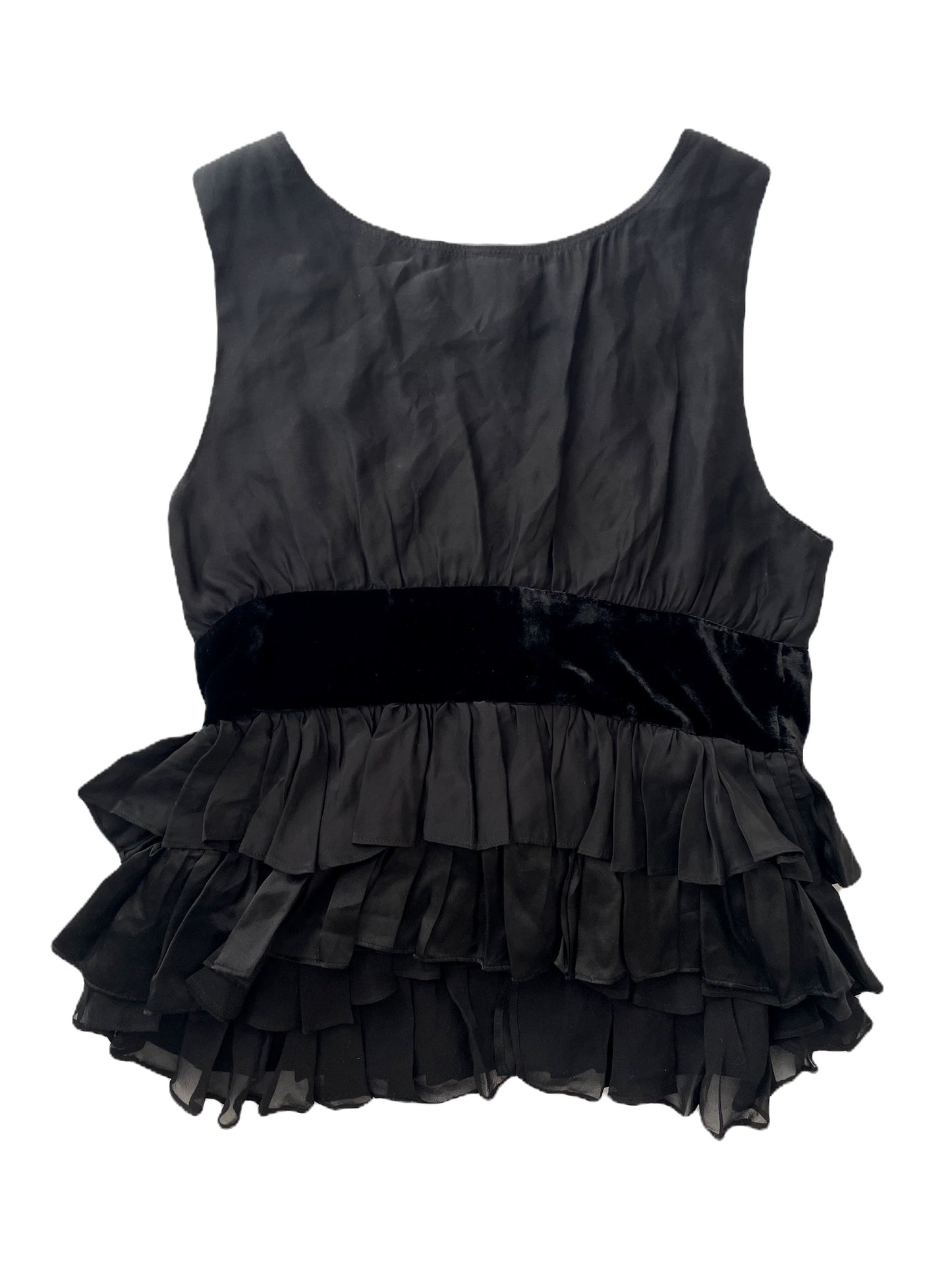 Barbara Bui Silk Black Waistcoat UK 14 image 1