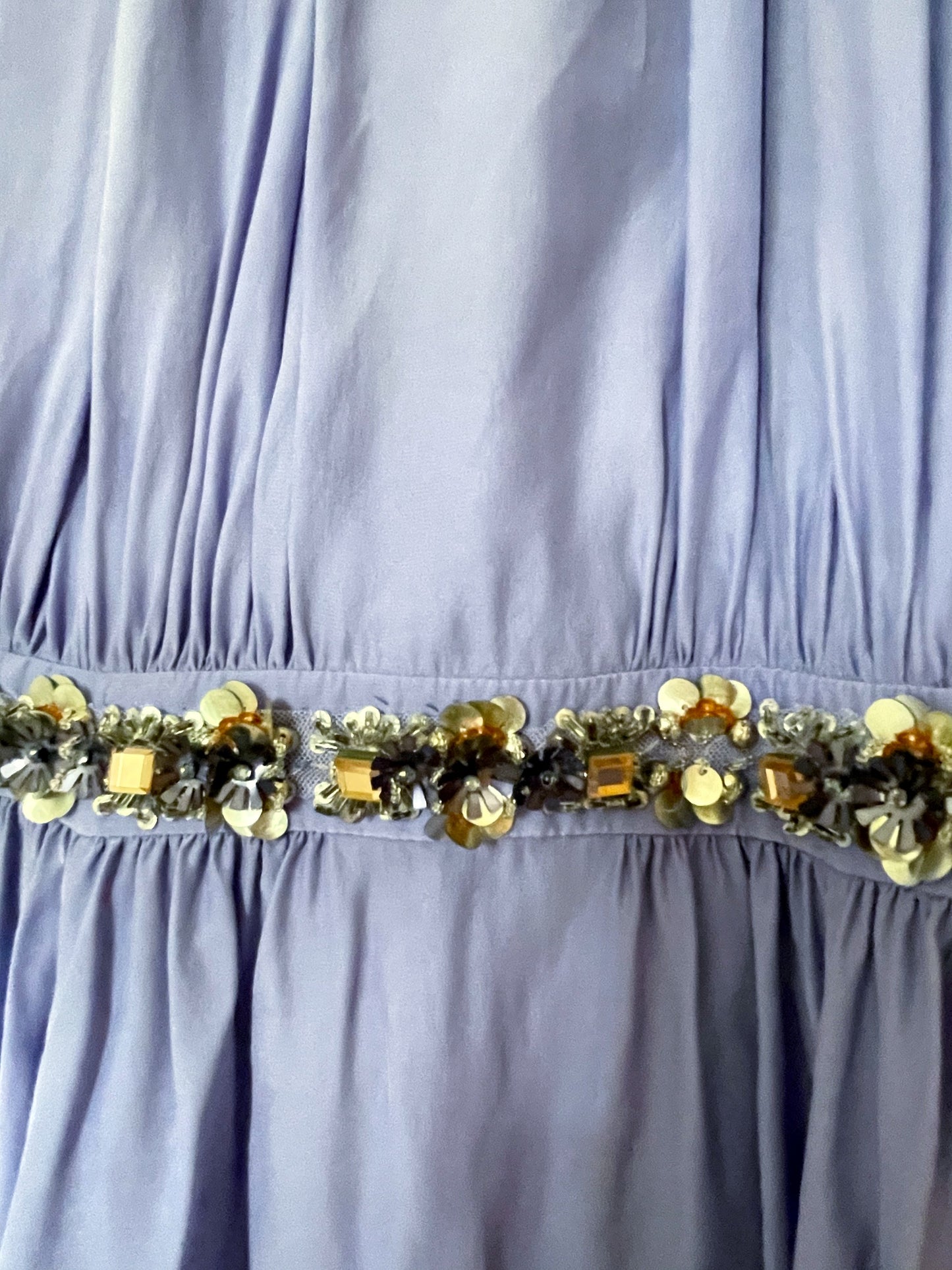 Matthew Williamson Lilac Beaded Dress UK 8 image 3