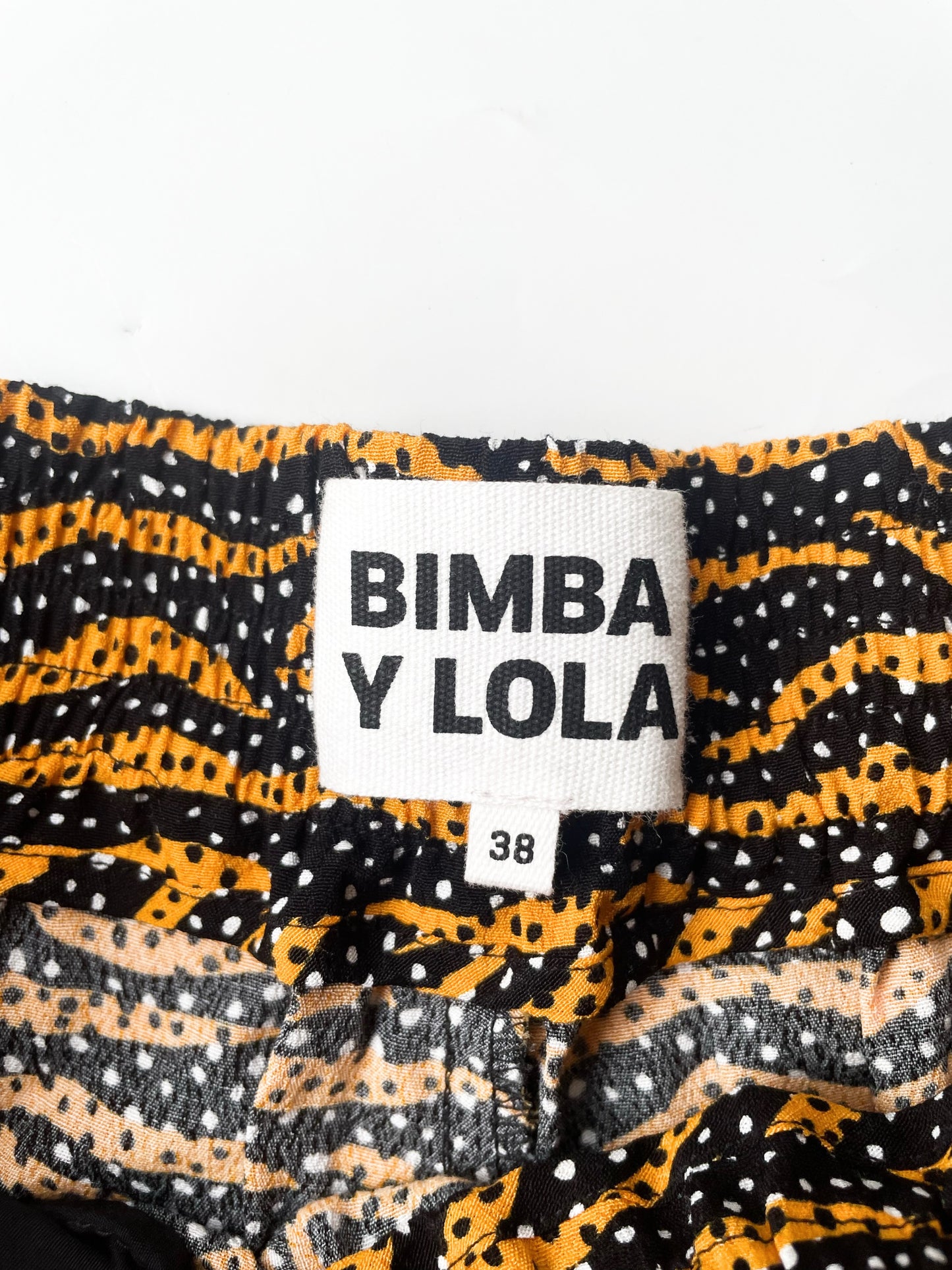 Bimba Y Lola Printed Trousers UK 10 image 2