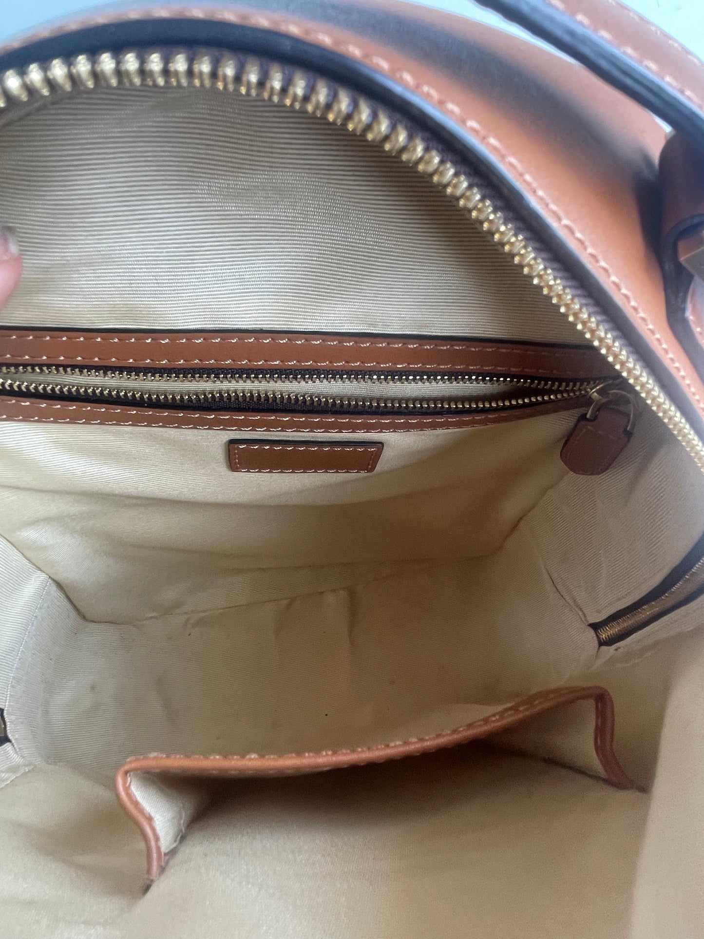 Aspinal of London Tan Backpack image 6