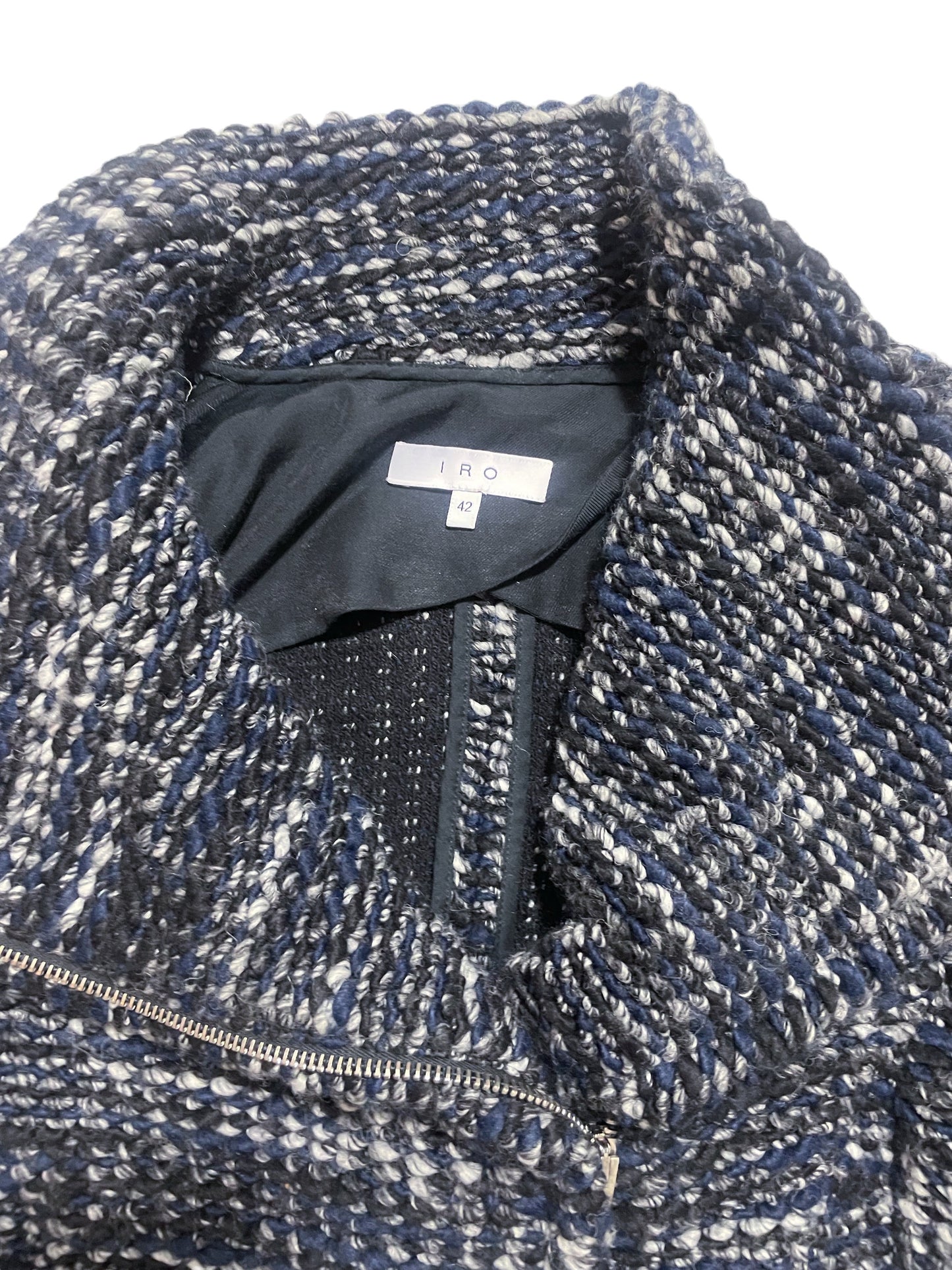 Iro Tweed Jacket UK 10 image 3