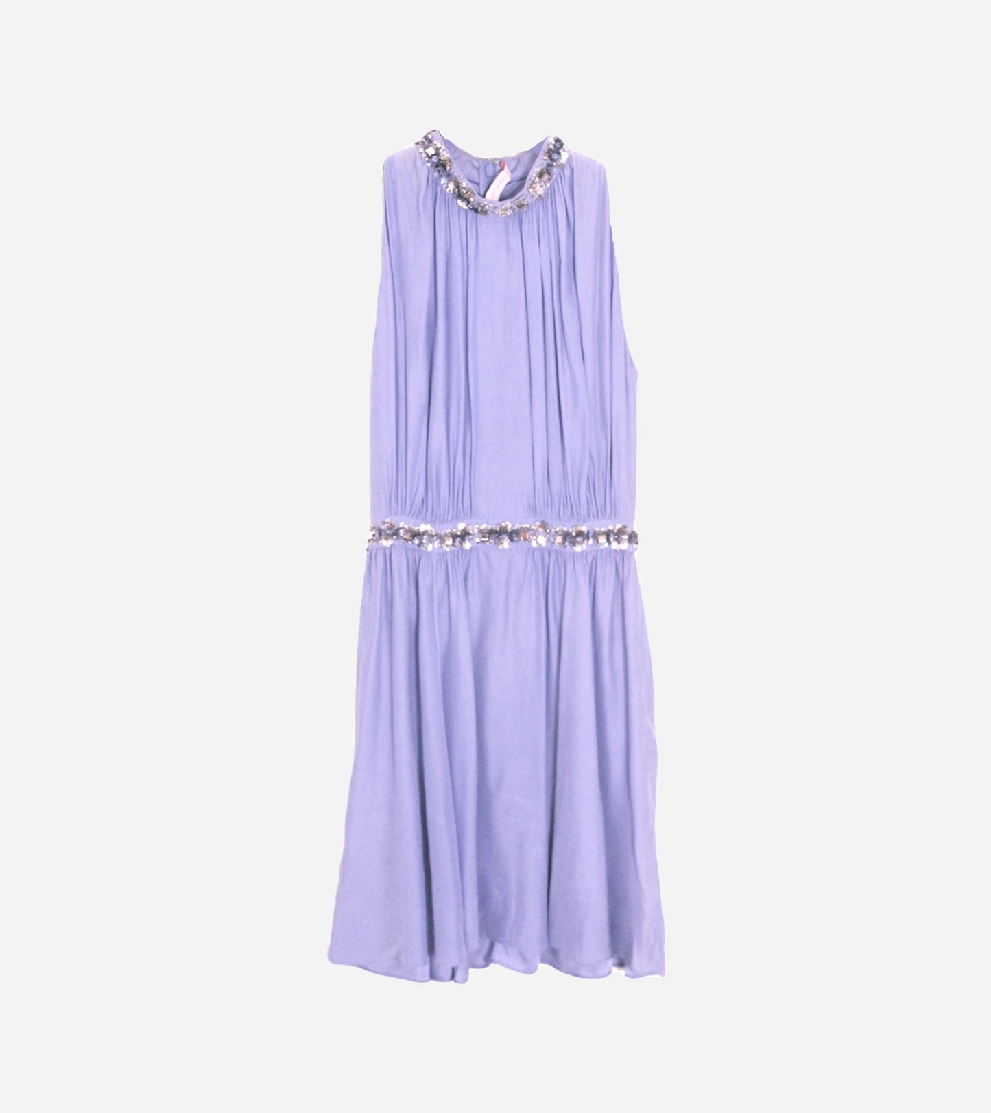 Matthew Williamson Lilac Beaded Dress UK 8 image 6