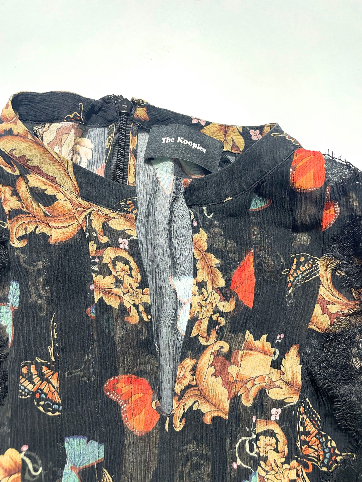 The Kooples Silk Print Dress S image 4