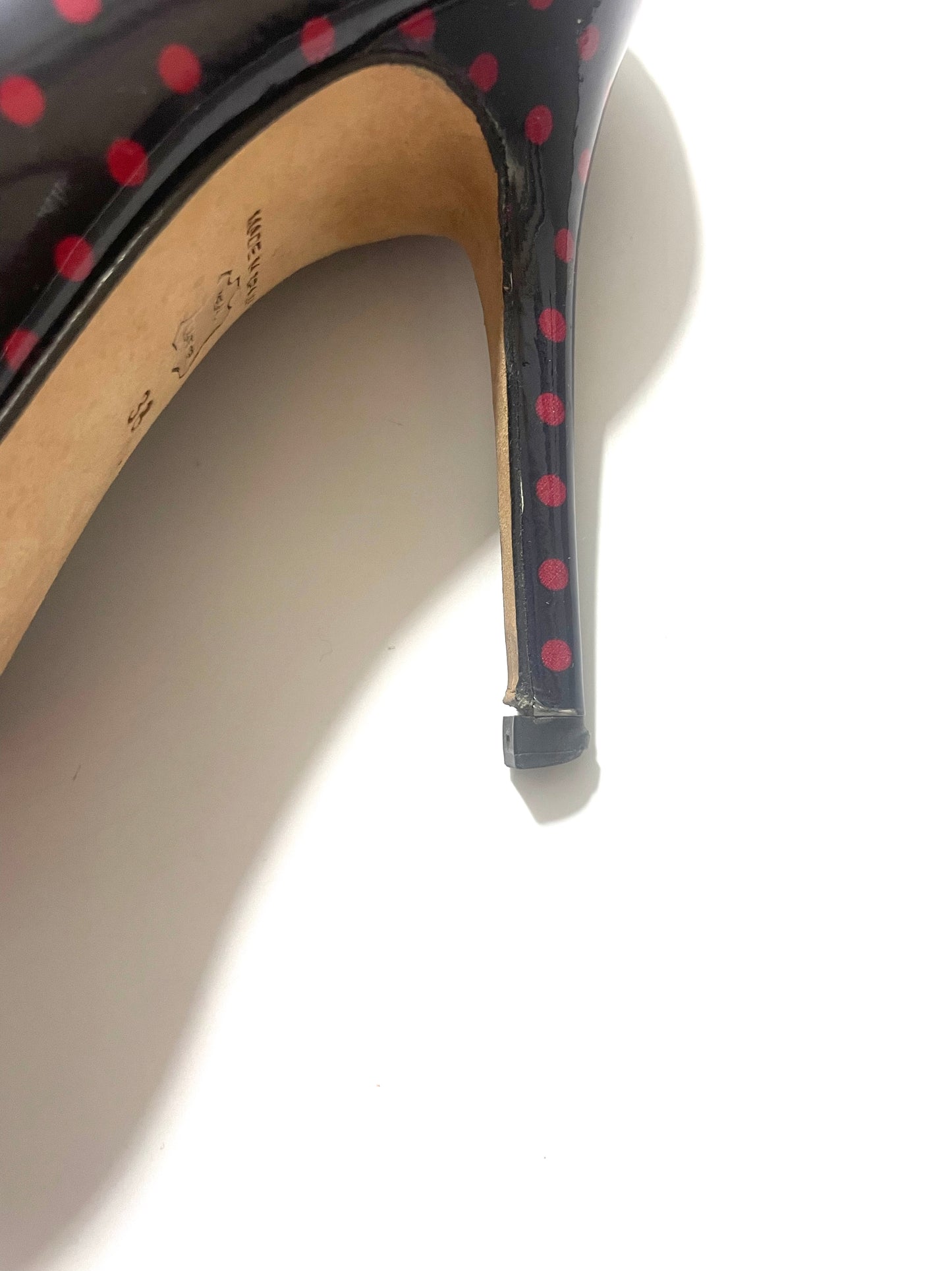 LK Bennett Patent Polka Dot Pumps UK 5 image 3