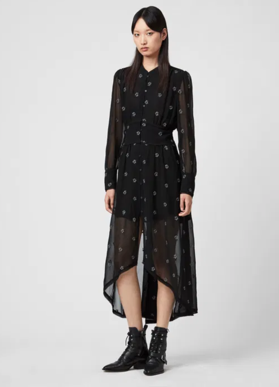 All Saints Liza Cyla Dress L image 1