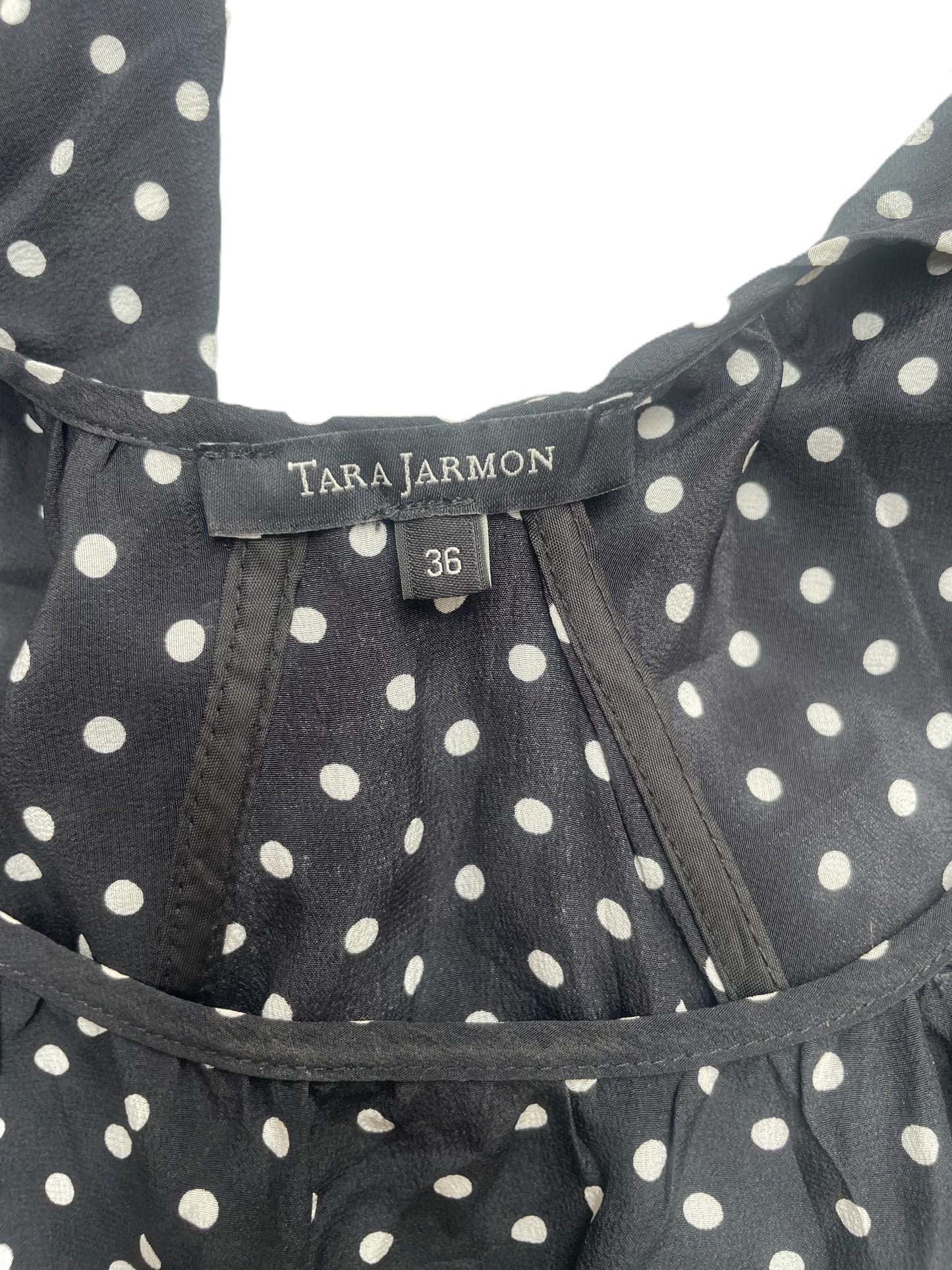 Tara Jarmon Silk Polka Dot Dress UK 8 image 2