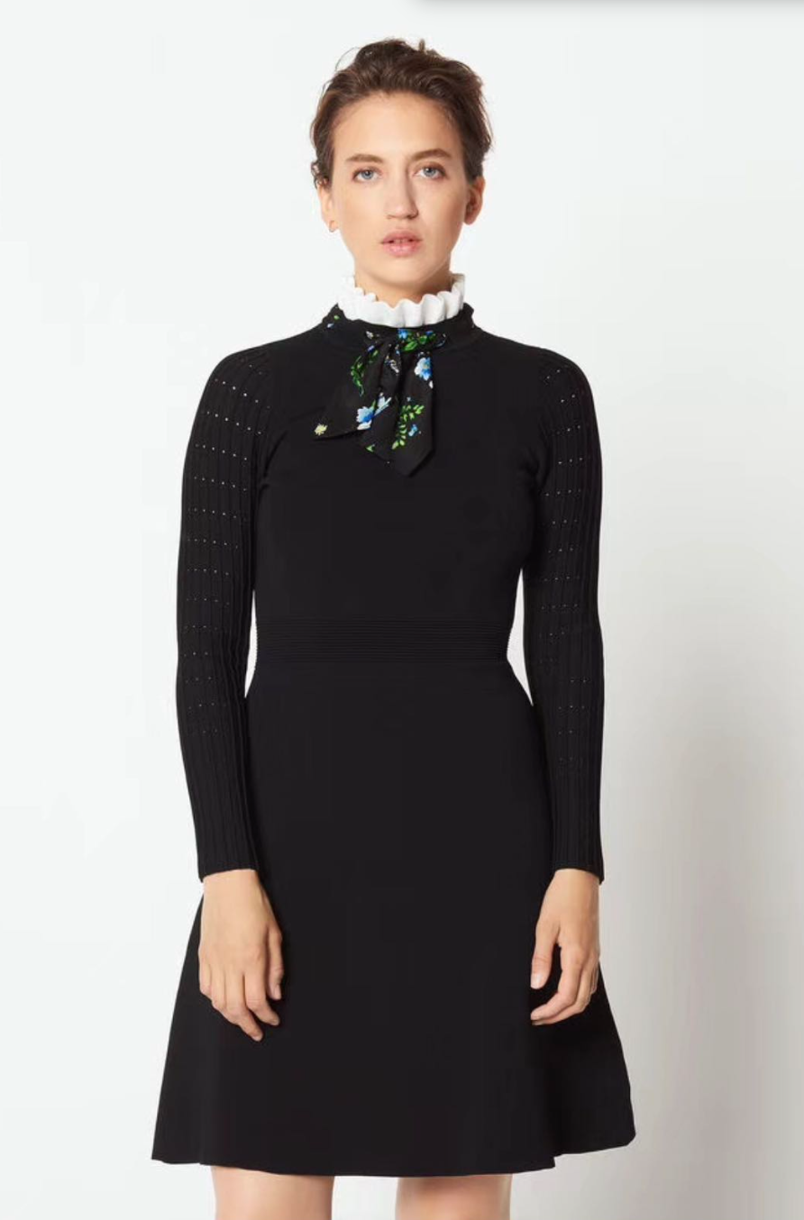 Sandro Collar Dress UK 12 image 1