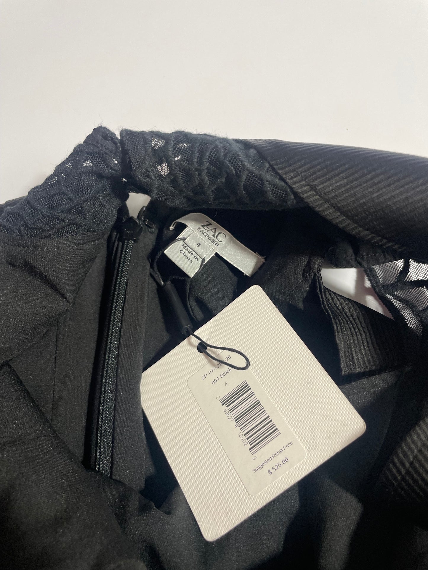 New With Tags Zac Zac Posen Black Cocktail Dress UK 8 image 2