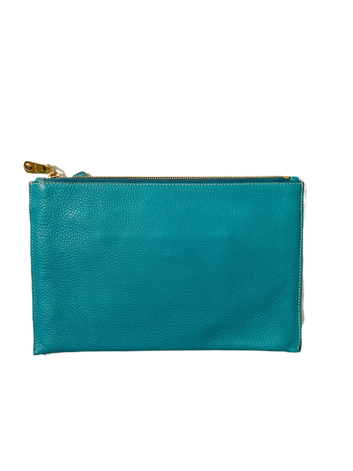 Miu Miu Azure Leather Clutch image 1